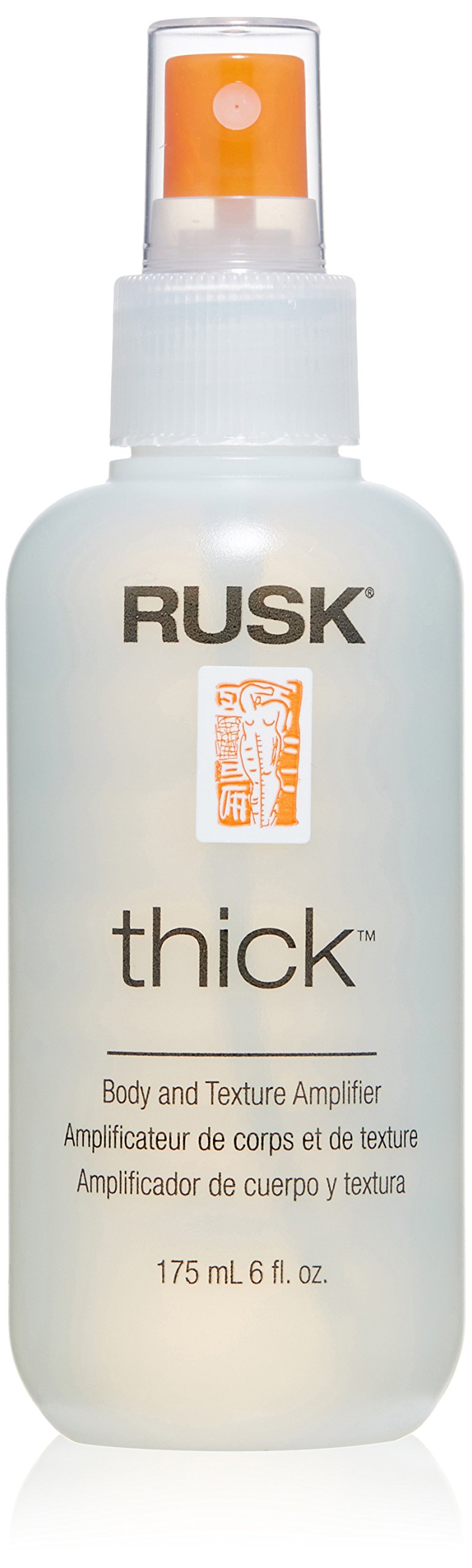 RUSK Designer Collection Thick Body & Texture Amplifier - Volumizing Hair Spray for Fine, Limp Hair - Adds Incredible Body, Texture & Volume - Perfect for Styling, Updos & Everyday Volume Boost