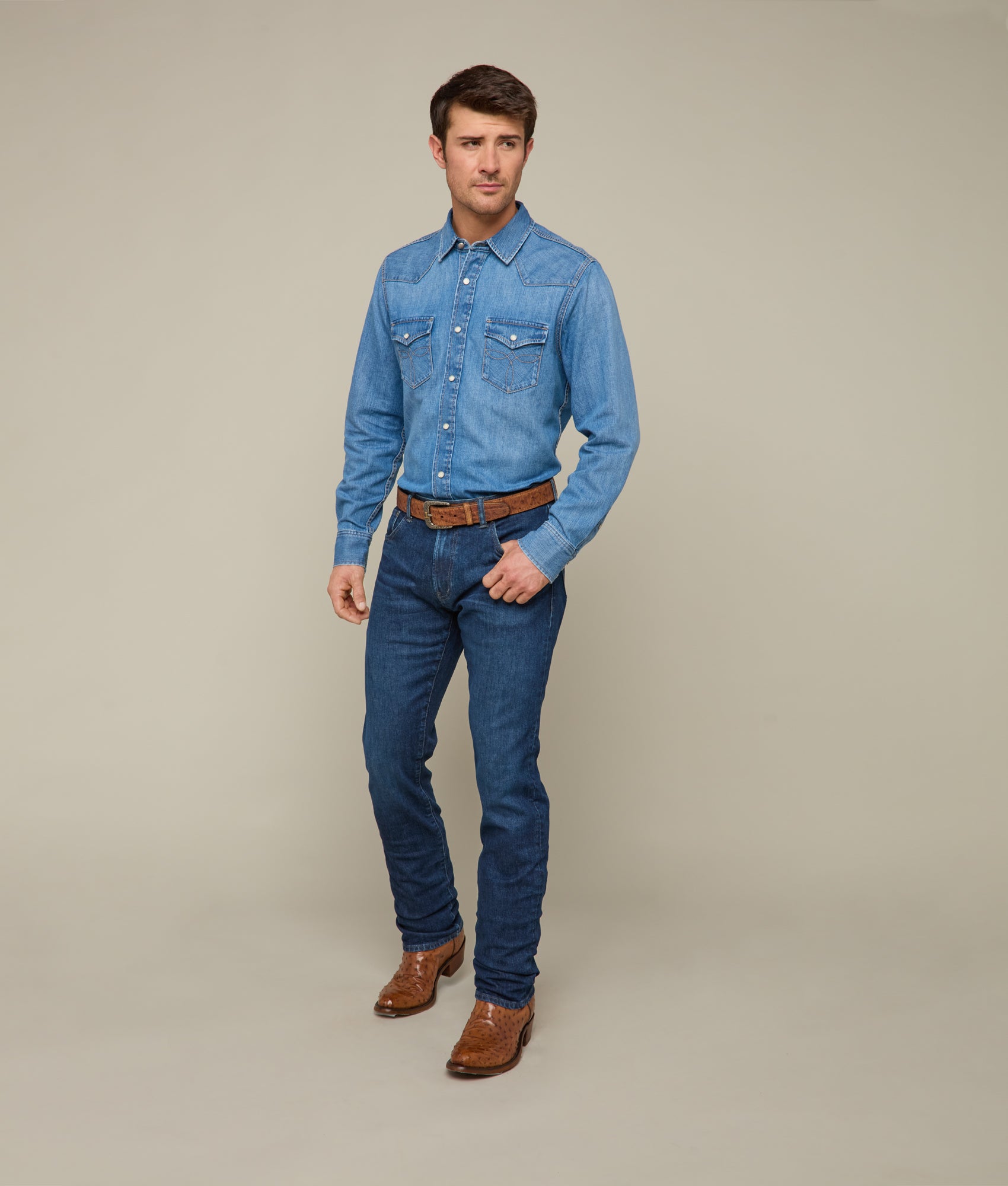 Jesse Men's Slim Straight Fit Stretch Denim Jeans - Comfortable & Stylish for Casual Wear, Work, and Everyday Outfits