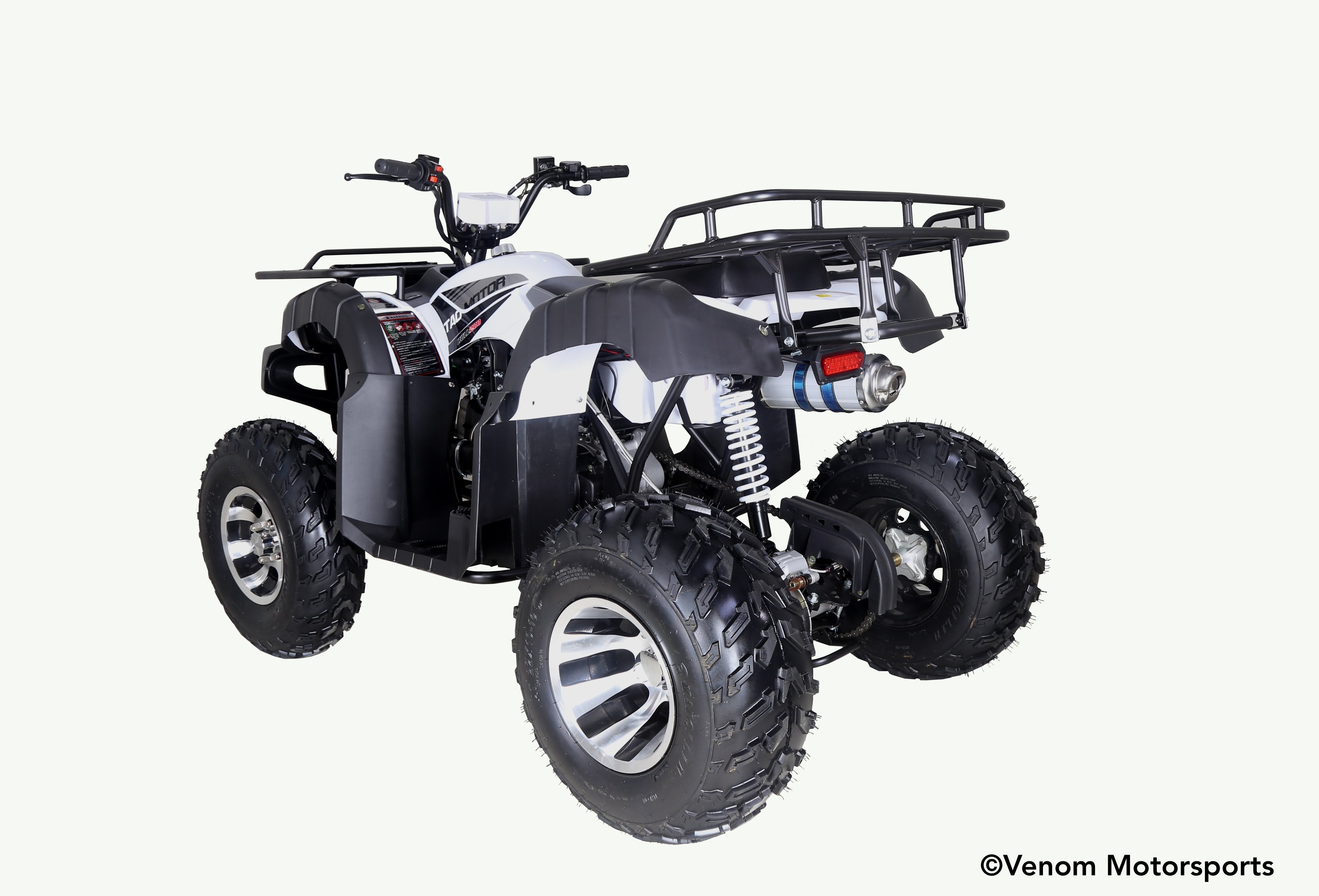 200cc Kodiak ATV - Fully Automatic with Reverse Gear | Full-Size Adult All-Terrain Vehicle for Off-Road Trails, Hunting & Farm Work | Powerful 4-Stroke Engine | Durable Steel Frame