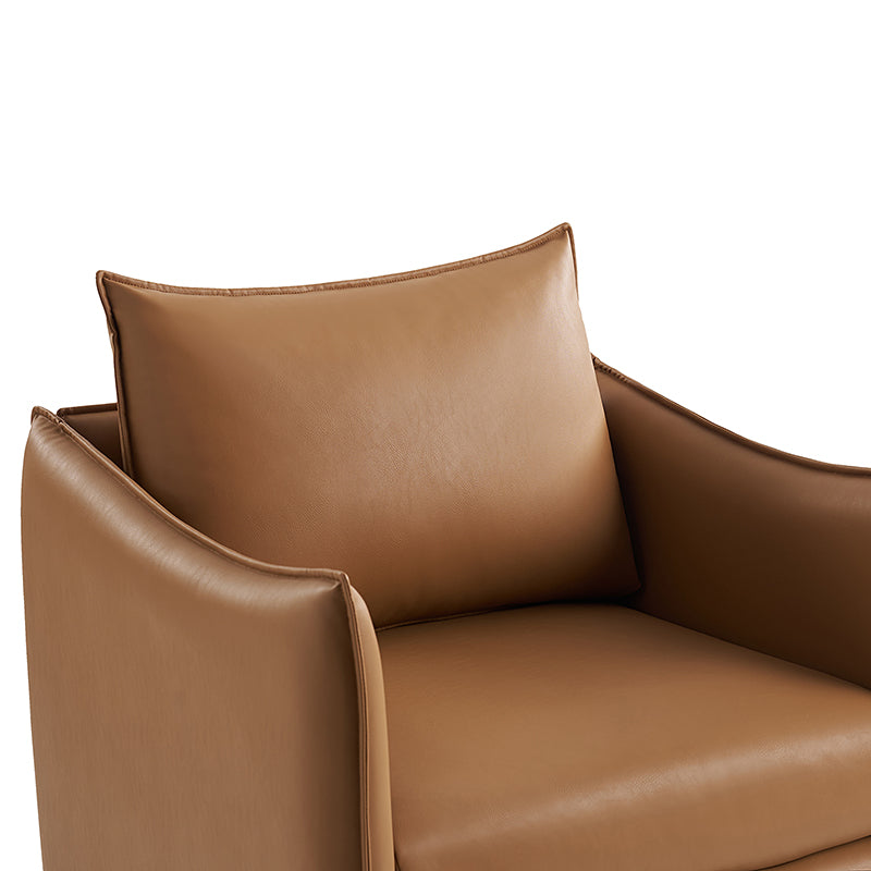 Modern Comfy Armchair with Cat Anti-Scratch Fabric - Stylish & Durable Living Room Chair for Pet Owners - Perfect for Reading, Relaxing, and Cat-Friendly Spaces