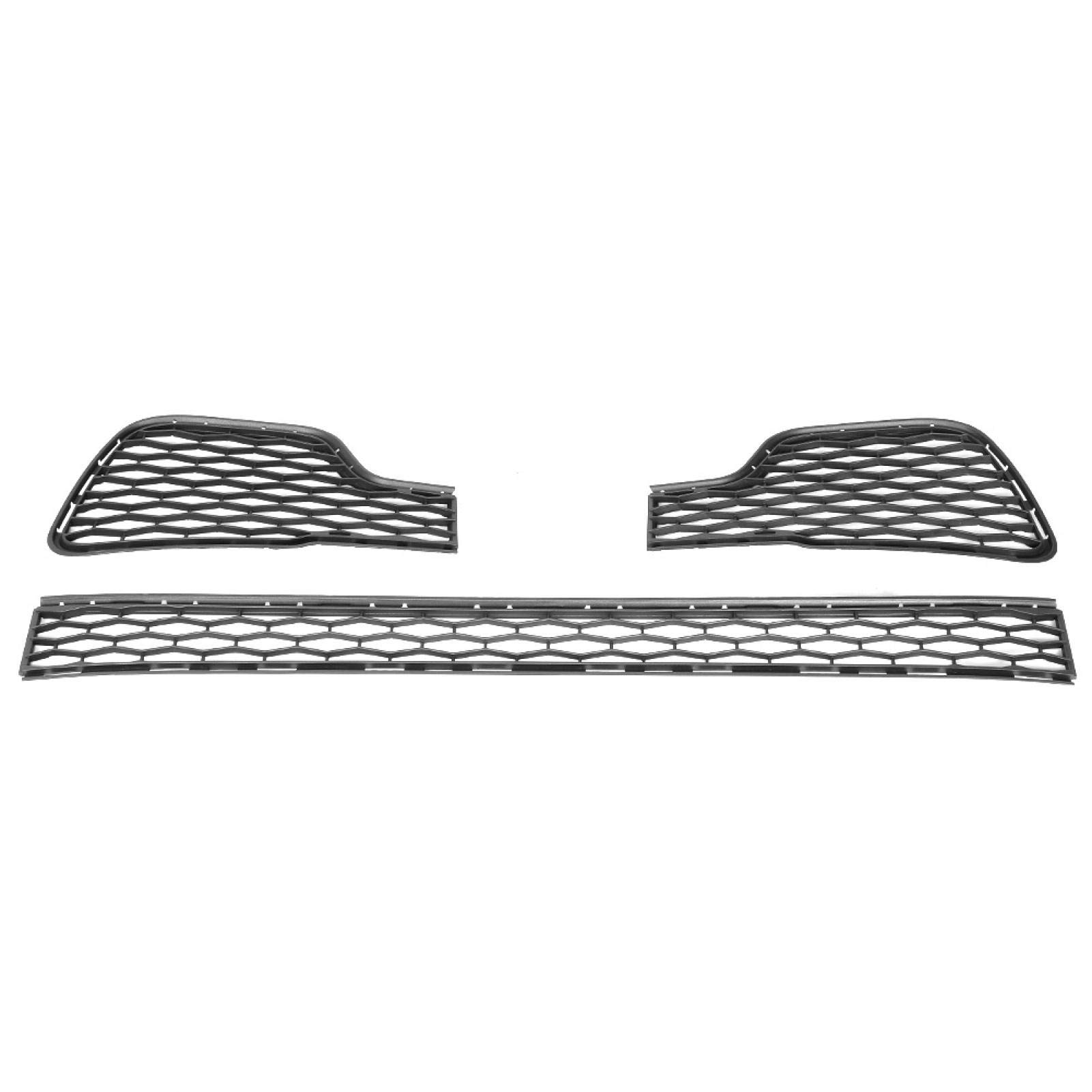 **Duokon 3Pcs ABS Black Front Bumper Lower Grill Set & Grille Guard for Maserati Ghibli 2014-2017 – Durable Protection & Stylish Upgrade for Your Luxury Sedan**