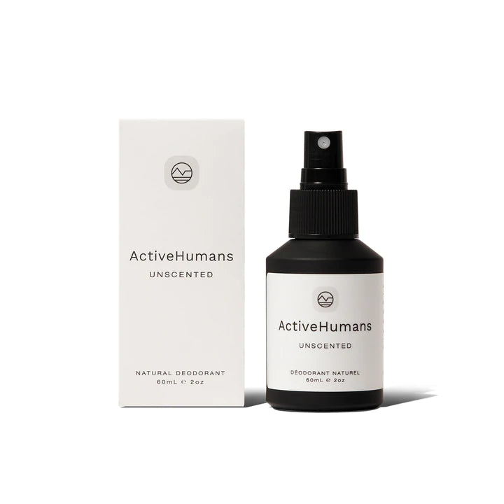 Active Humans | Unscented Deodorant for Sensitive Skin - Stay Fresh All Day for Workouts & Outdoor Activities