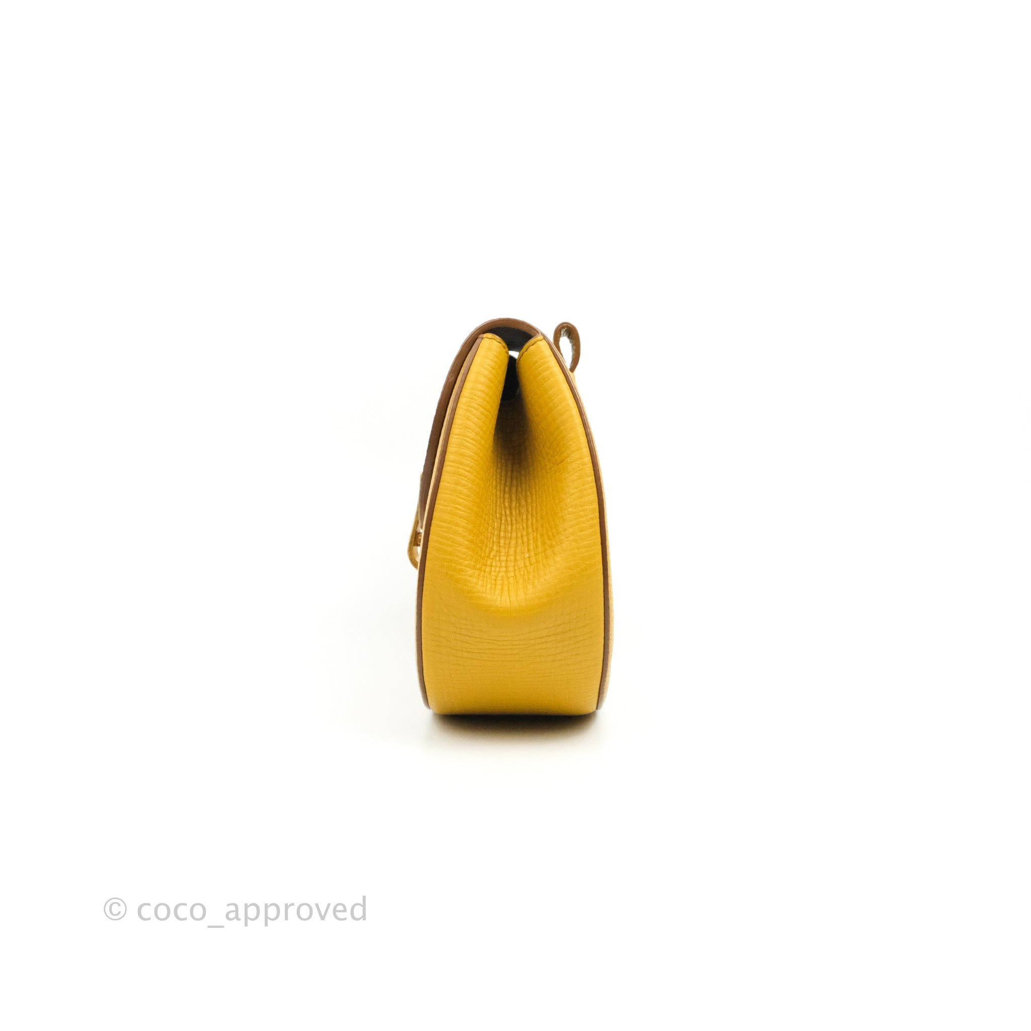 Bottega Veneta Palmellato Round Crossbody Bag - Genuine Calfskin Leather in Yellow | Perfect for Everyday Use, Travel & Fashion Accessories