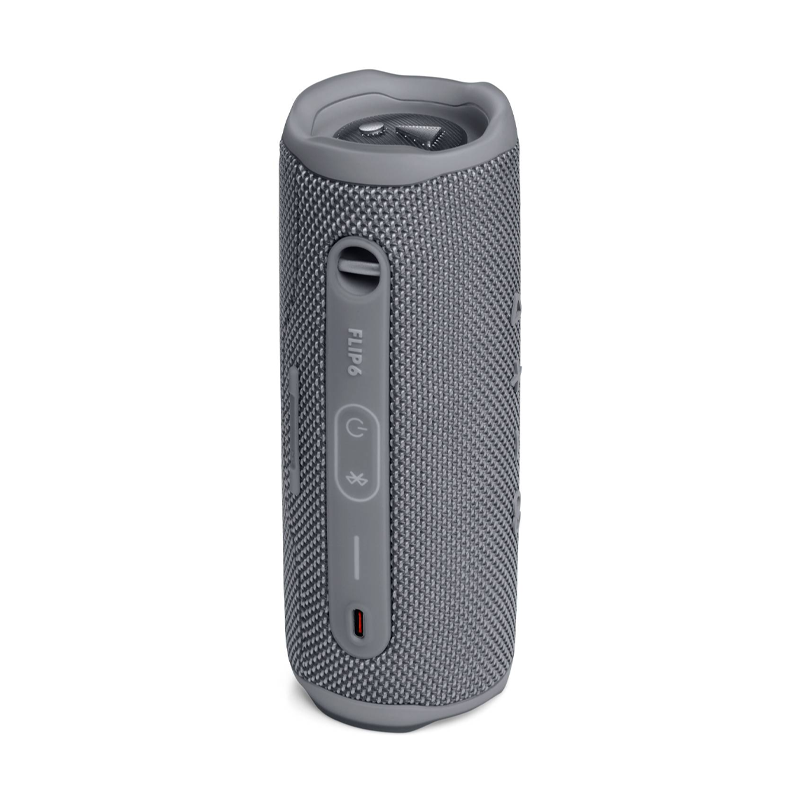 JBL FLIP 6 Portable Bluetooth Speaker - Wireless Waterproof Speaker with Rich Bass, 12 Hours Playtime, IPX7 Rating (Gray) - Perfect for Outdoor Adventures, Beach Parties & Home Use