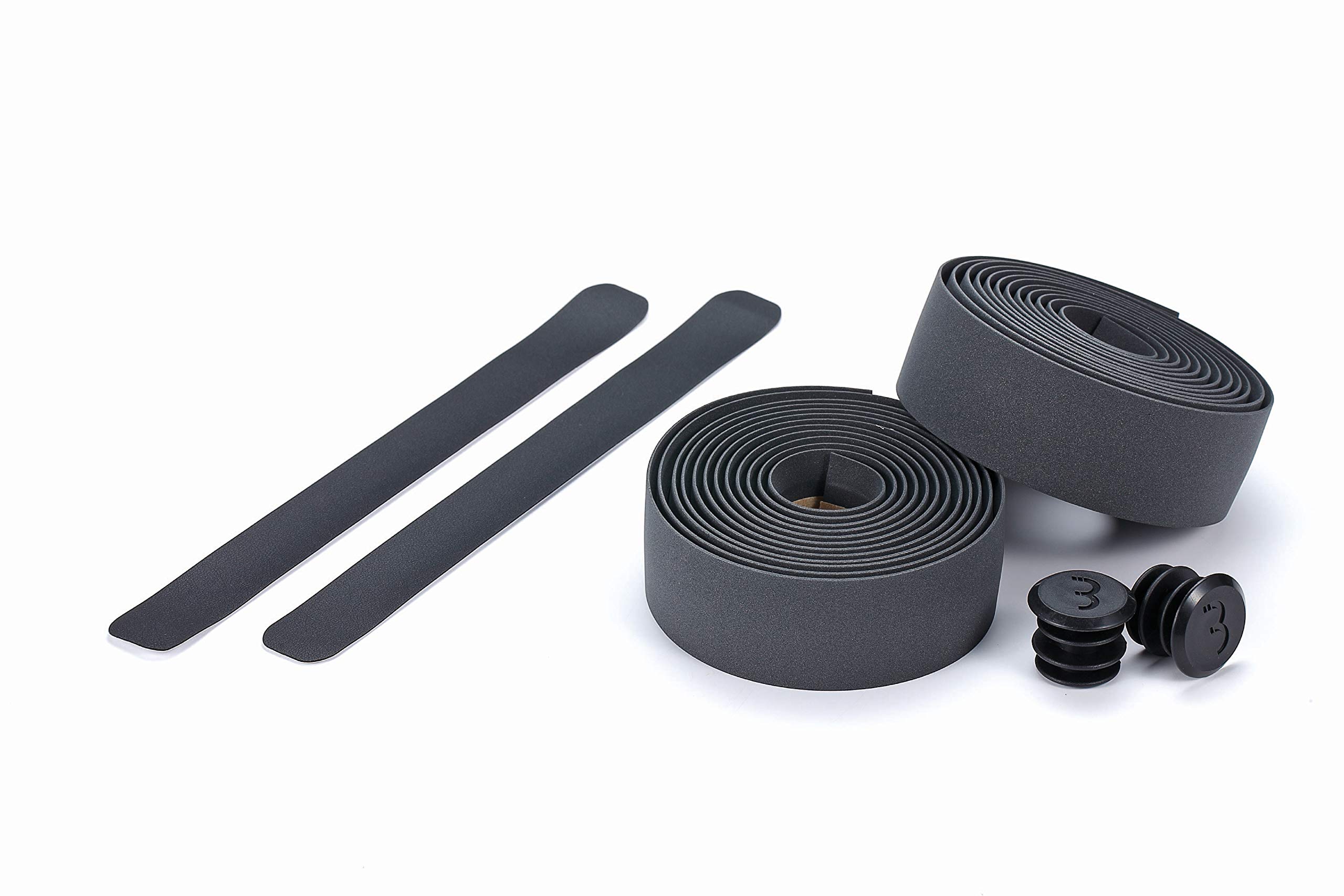 BBB RaceRibbon Cycling Handlebar Tape - Premium Grey Bike Bar Wrap for Road & Mountain Bikes - Non-Slip Grip for Comfortable Long Rides - Perfect for Commuting, Training & Racing