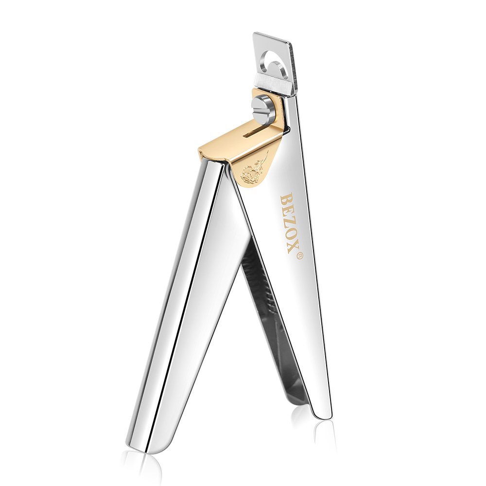 BEZOX Professional Acrylic Nail Clippers - Sharp False Nail Tip Cutters & Fake Nail Trimmers for Manicure & Nail Art | Perfect for Salon, Home Use & DIY Nail Designs