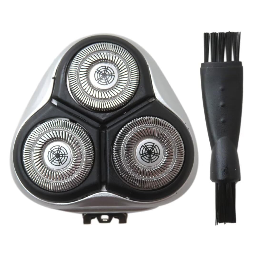 WELURE Replacement Shaver Head with Cleaning Brush - Compatible with Sweet-LF SWS7105 & SWSBK7105 Waterproof Electric Razors - Perfect for Travel & Daily Grooming