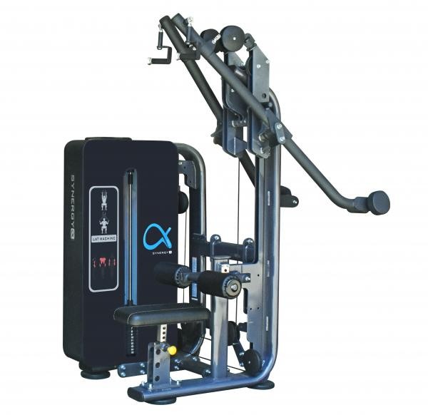 Synergy SAB 1 LM Alpha Beta Lat Machine - Professional Gym Equipment for Home & Commercial Use - Perfect for Strength Training & Back Workouts
