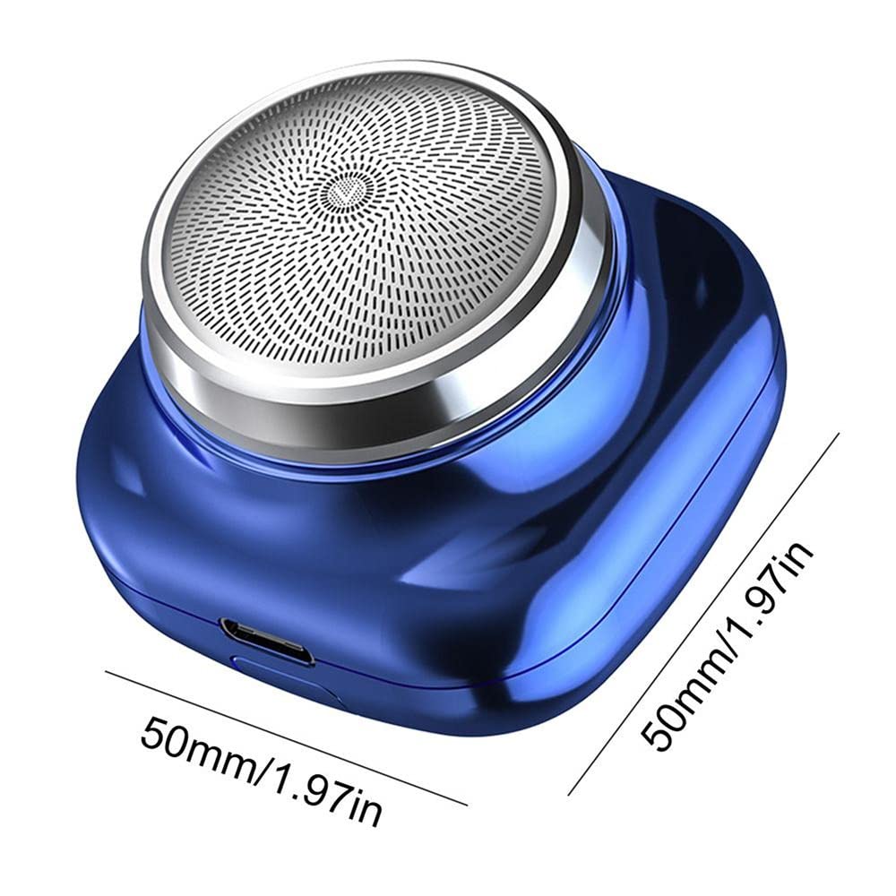 Portable Electric Shaver for Men - Mini USB Rechargeable Beard Trimmer with Digital Display, Waterproof & Cordless for Travel, Gym, and Daily Grooming