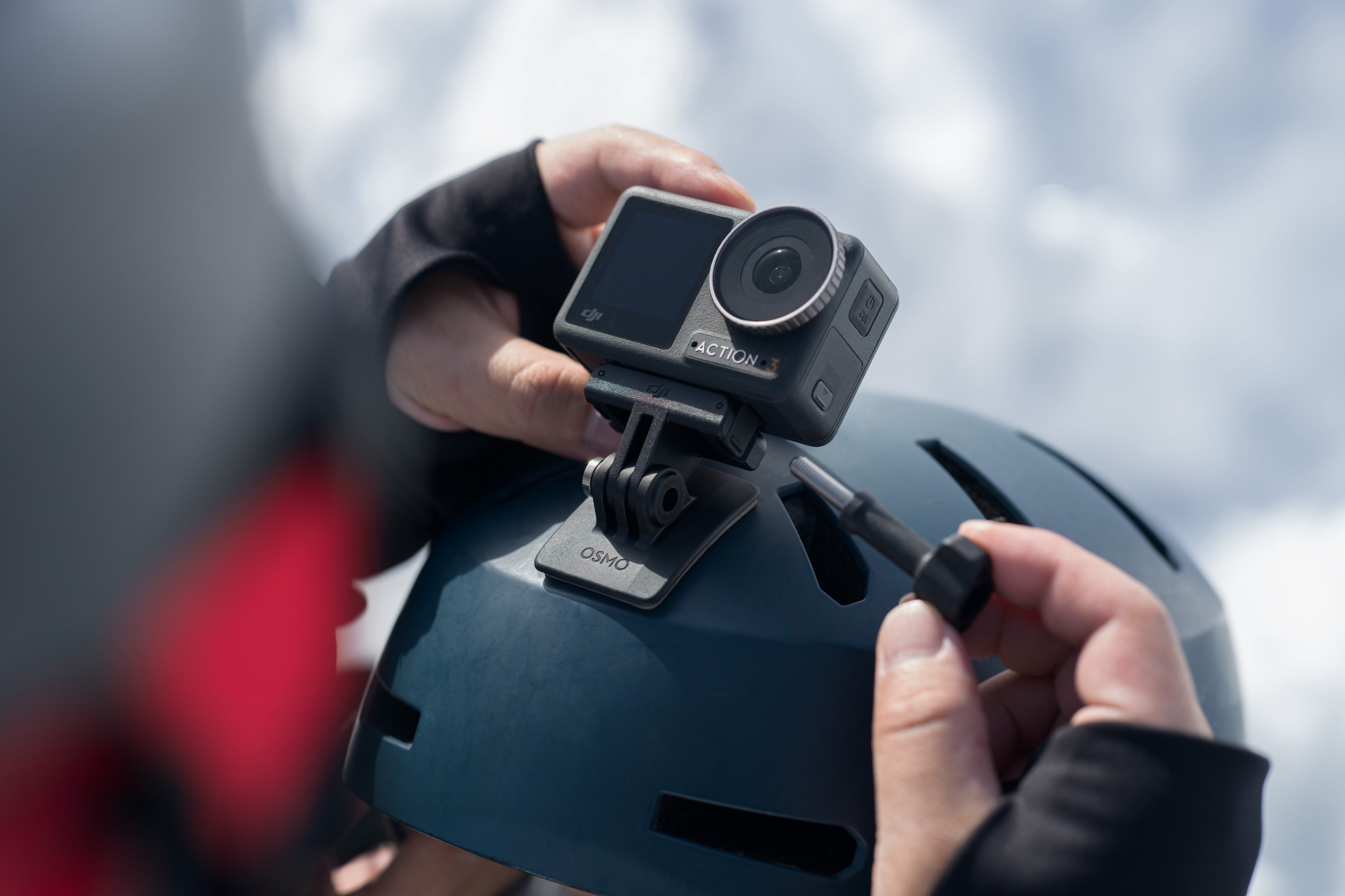 DJI Osmo Action Curved Adhesive Mount Kit - Secure 360° Camera Attachment for Action Cameras - Perfect for Surfing, Skiing, Cycling & Extreme Sports