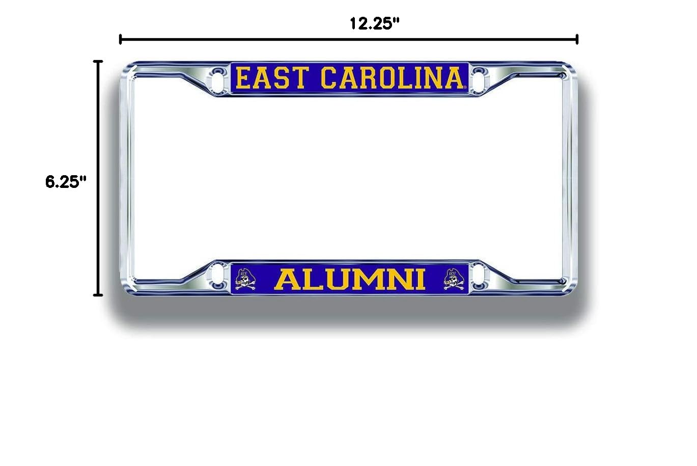 NCAA Licensed Alumni License Plate Frame - Premium Quality Car Accessories for College Sports Fans - Perfect for Tailgating, Game Day & Alumni Pride