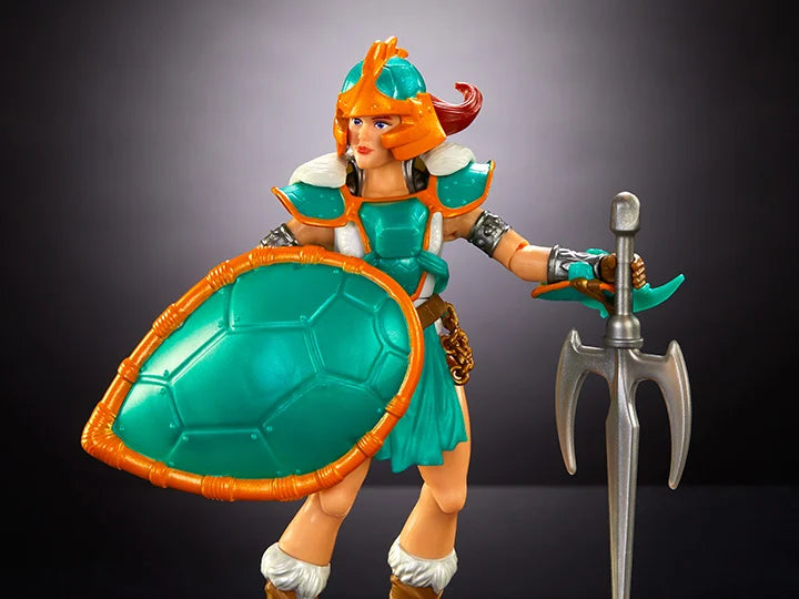 Masters of the Universe: Origins Turtles of Grayskull Teela Action Figure - Collectible Toy for MOTU Fans | Perfect for Display, Play & Nostalgic Gift Giving