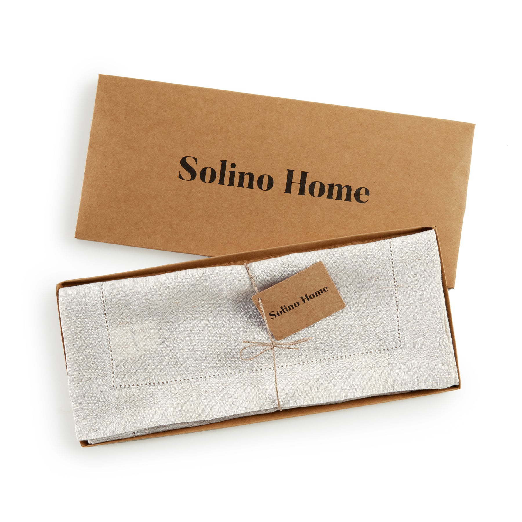 Sonoma Hemstitch Table Runner - Elegant Linen Table Decor for Dining & Special Occasions | Perfect for Weddings, Holidays & Home Decor