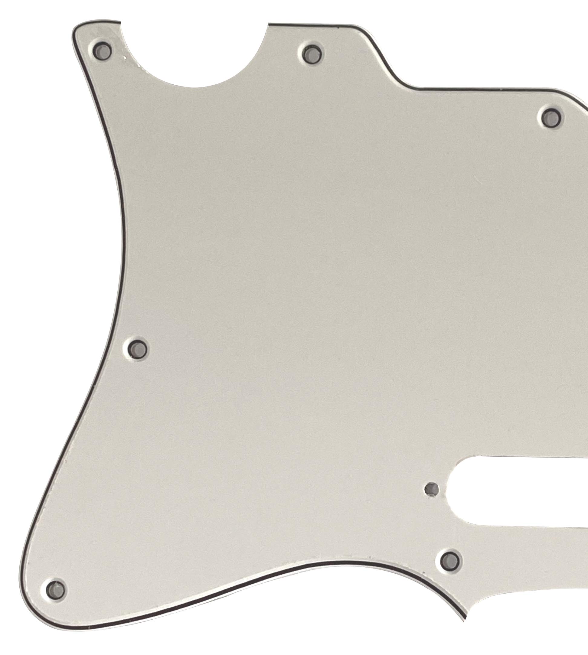 Suhr Classic T Antique Tele Style Guitar Pickguard - 3 Ply White Replacement Part for Electric Guitar - Perfect for Upgrades & DIY Repairs