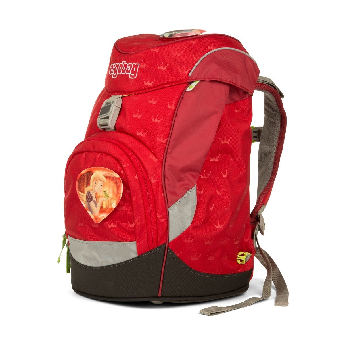 Ergobag Prime School Backpack for Kids - Alice Kiss the Bear Design | Lightweight Durable Bookbag for Boys & Girls | Perfect for School, Travel & Daily Use