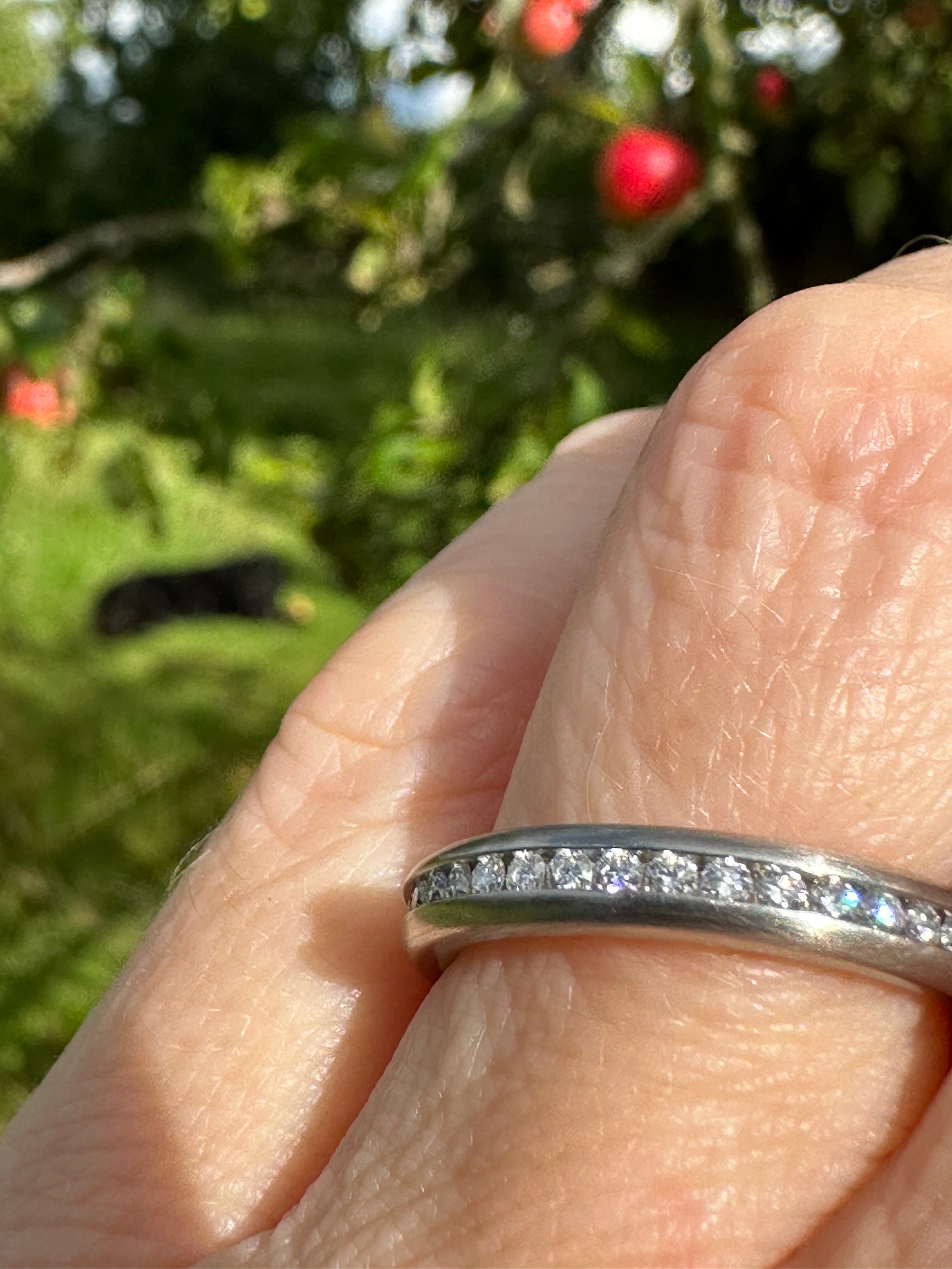 Henrich & Denzel Platinum Eternity Band with 0.59ct Brilliant Cut Diamonds - Elegant Wedding Ring for Women, Perfect for Anniversaries & Special Occasions