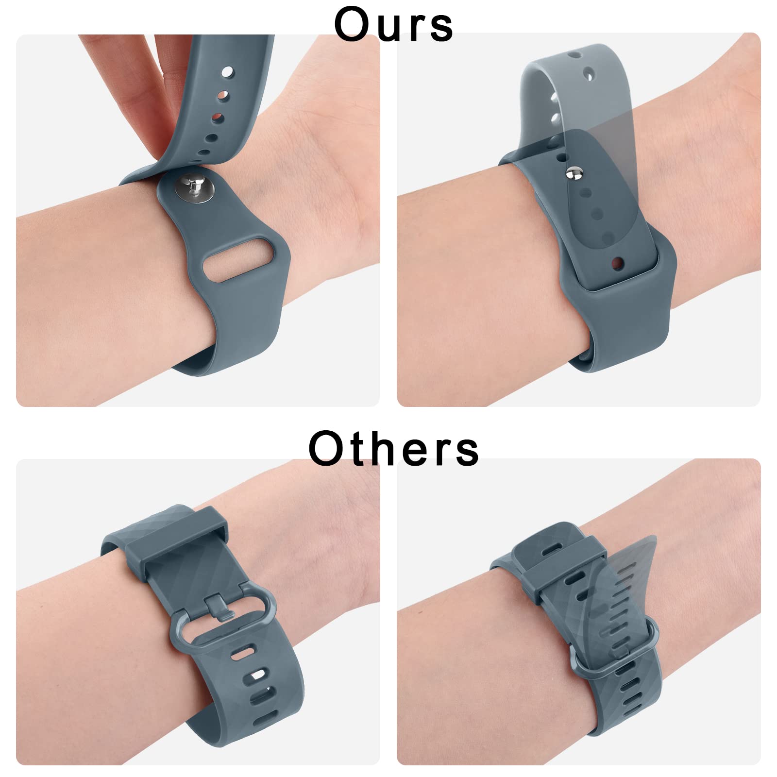 Silicone Watch Band 20mm 22mm Quick Release - Sport Strap for Men & Women - Gym & Daily Wear