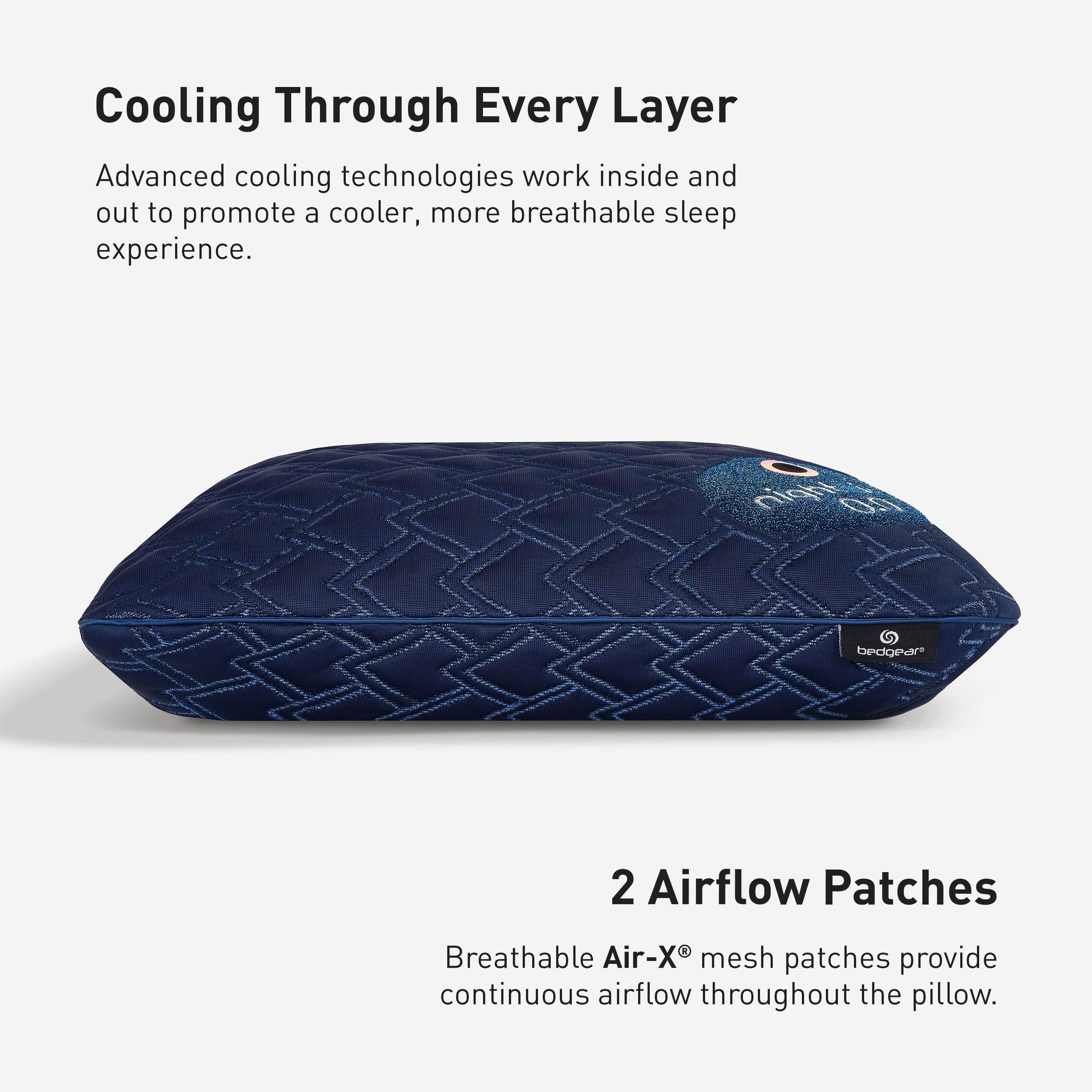 Night Ice 0.0 Cooling Gel Pillow Queen Size - Memory Foam Pillow for Hot Sleepers & Night Sweats Relief - Perfect for Side, Back & Stomach Sleepers
