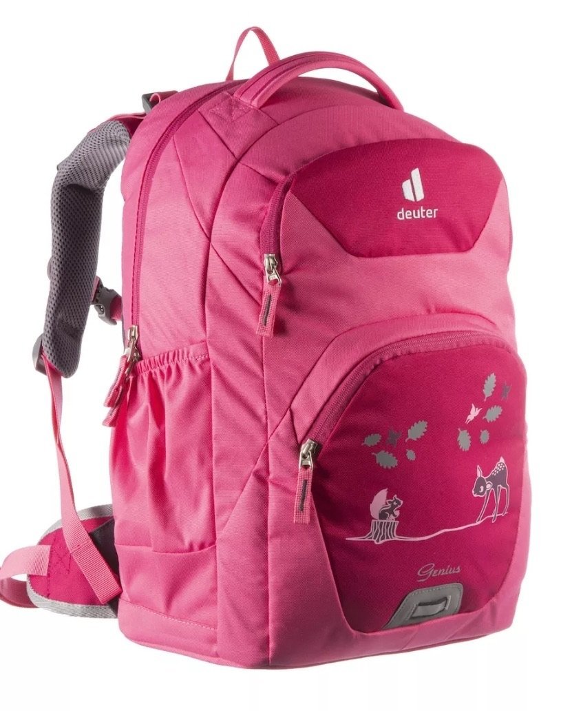 Deuter Genius 2021 Backpack - Lightweight Hiking Daypack with Ventilation System, Magenta Hot Pink Color - Perfect for Outdoor Adventures, Travel & Daily Commute