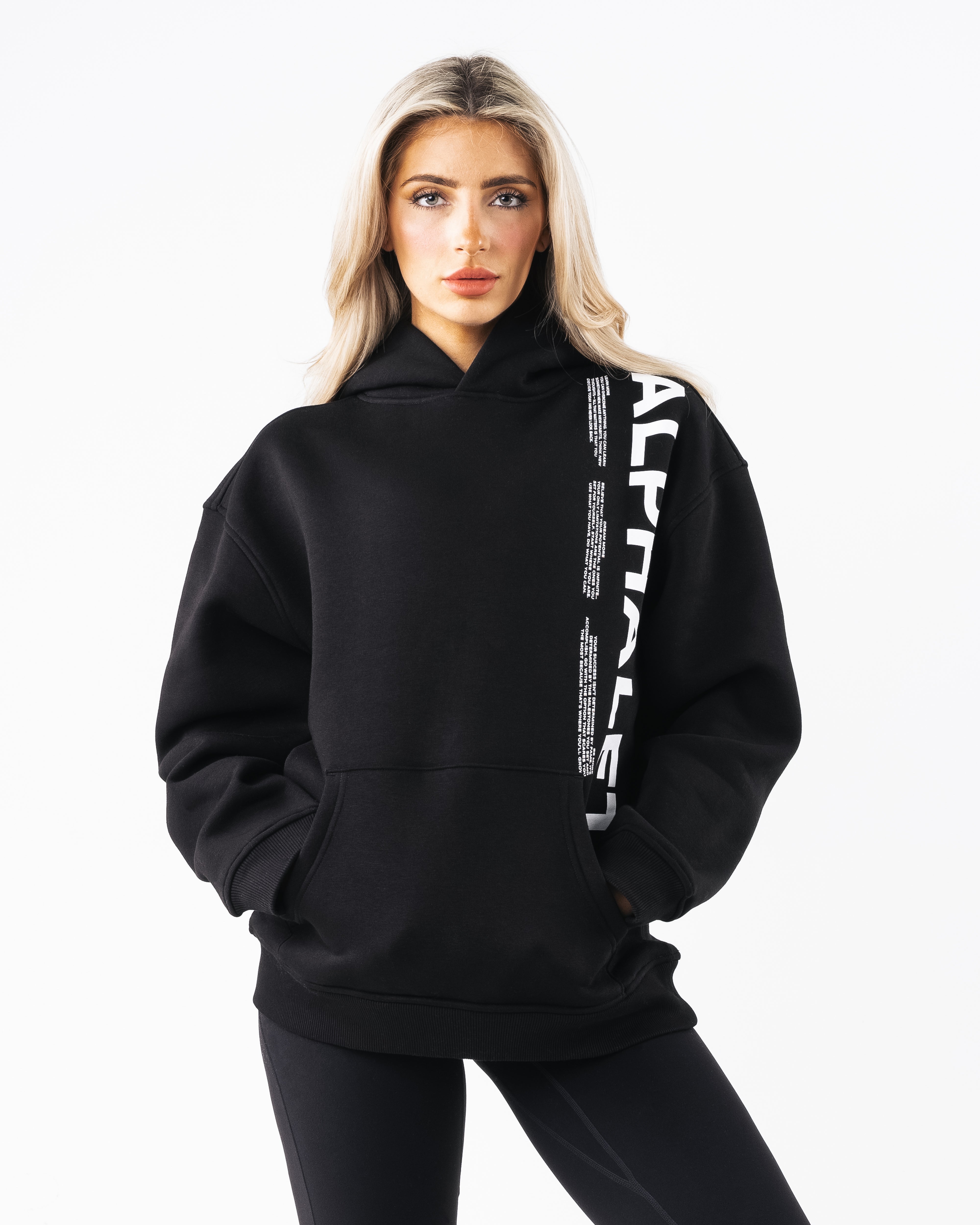 Premium Core Hoodie for Men & Women - Soft & Comfortable Black Pullover Hooded Sweatshirt - Perfect for Gym, Running, Outdoor & Casual Wear