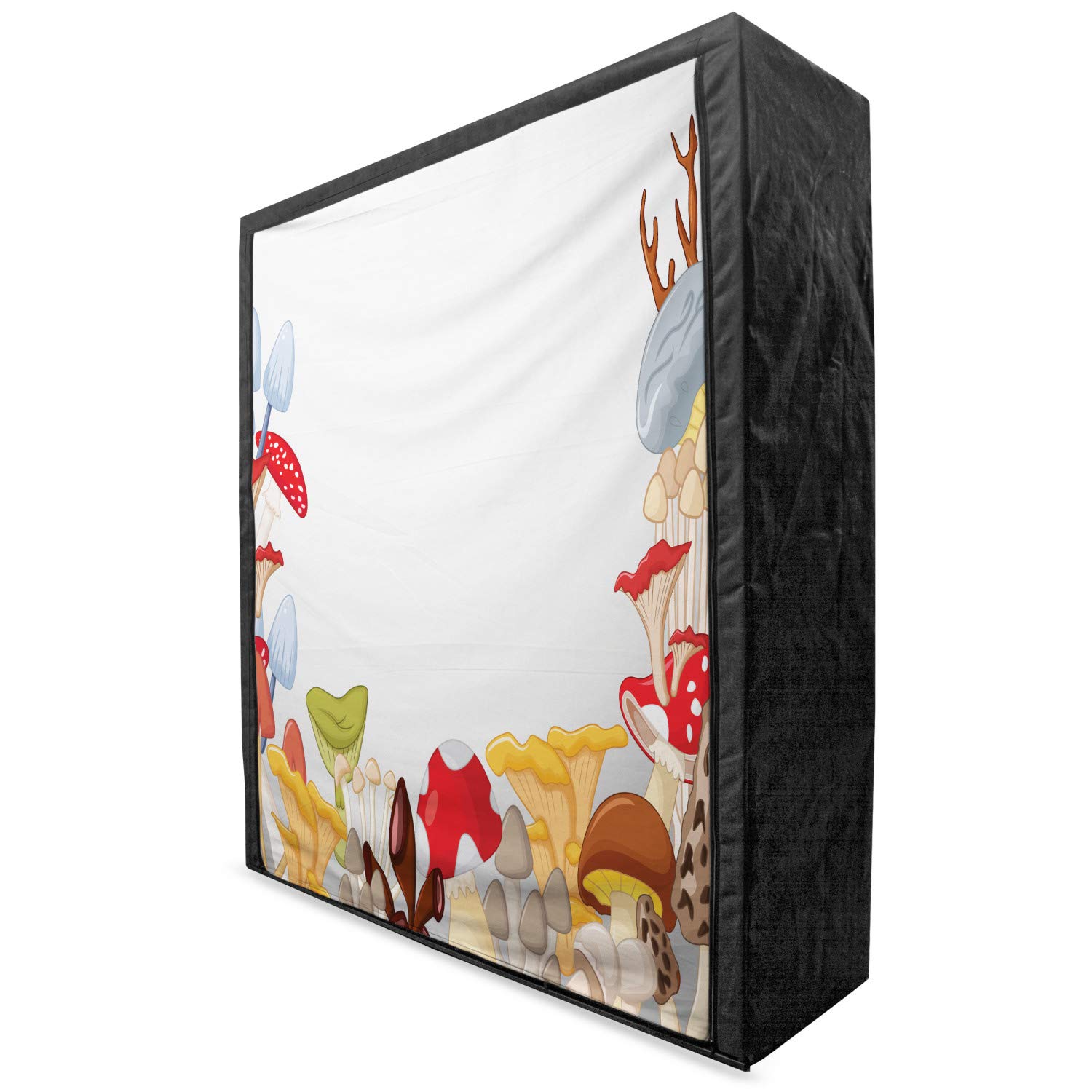 Ambesonne Mushroom Portable Fabric Wardrobe - 59