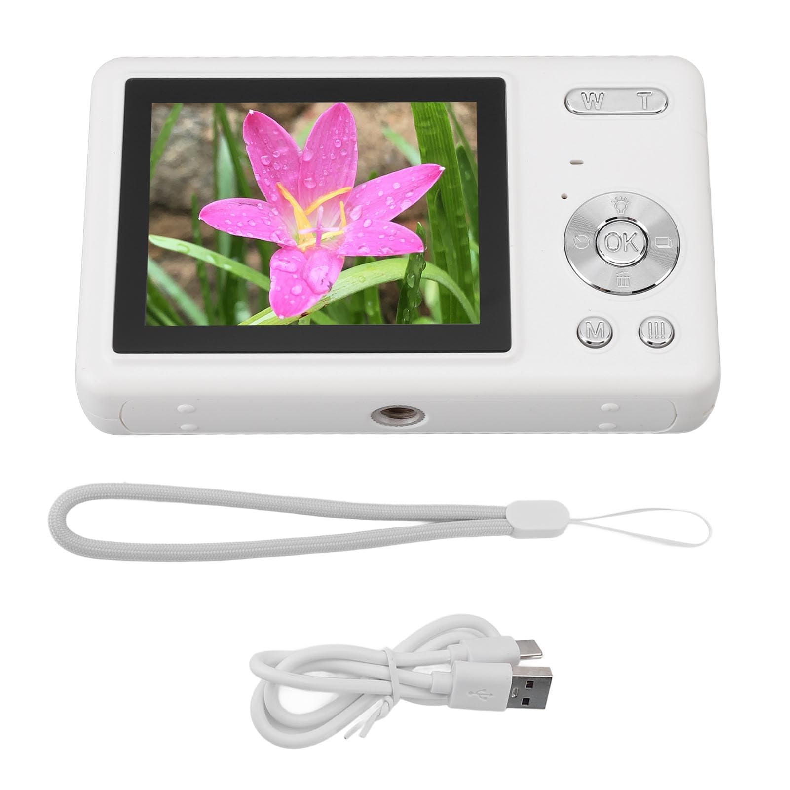 12MP Kids Digital Camera with 16X Zoom & 1080P Video - for Travel & Outdoor Fun