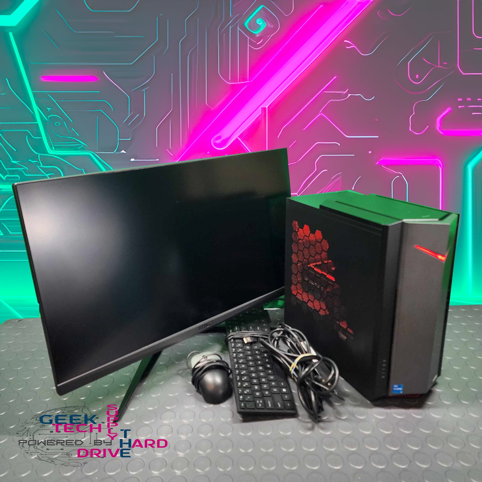 Acer Nitro Gaming PC - Intel Core i5-12400F, NVIDIA RTX 3050, 16GB DDR4 RAM, 500GB SSD + 1TB HDD - Perfect for 1080p Gaming, Streaming & Content Creation