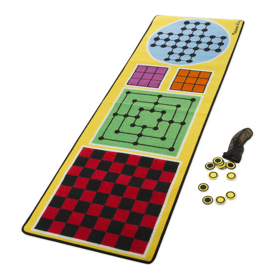 4 in 1 Kids Play Mat - Non-Slip Educational Game Rug for Toddlers - ABC, Numbers, Shapes & Colors Learning Carpet - Perfect for Nursery, Playroom & Preschool Activities