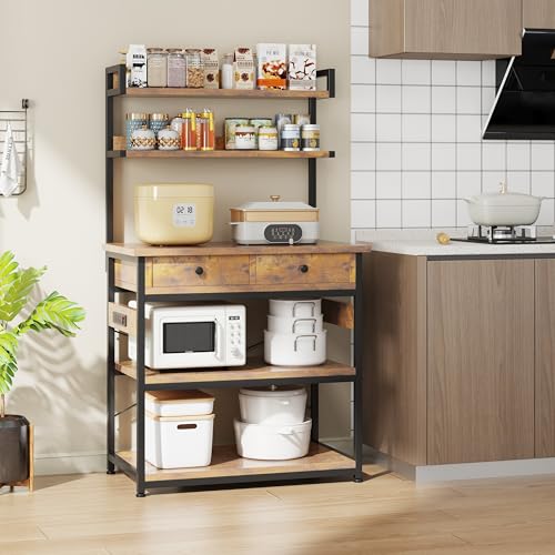 Rustic Brown+drawers