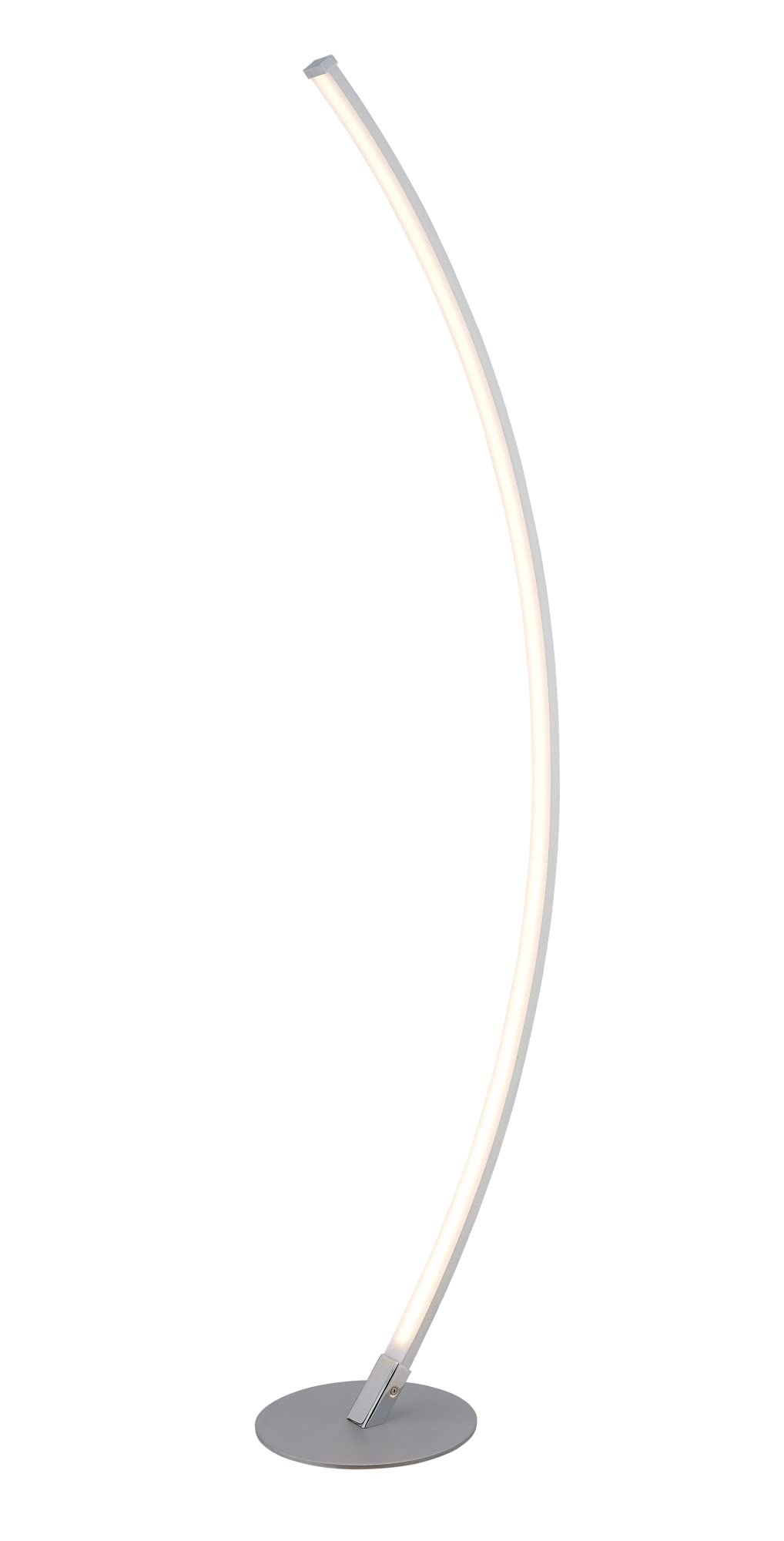 Lite Source LED Floor Lamp - 30W Modern Silver Standing Light for Living Room, Bedroom, or Office - Energy Efficient Lighting Solution LS-83560SILV
