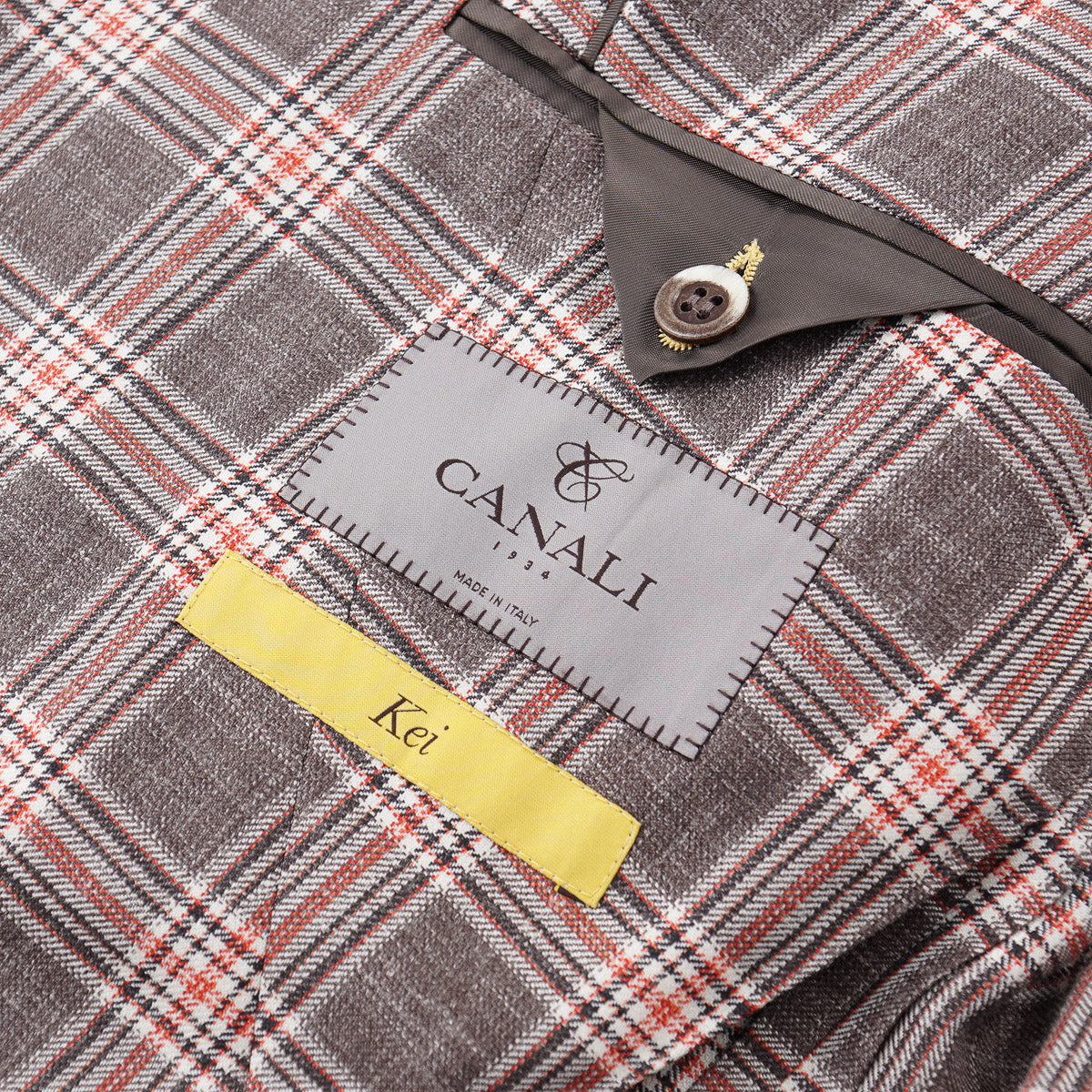 Premium Canali Wool Silk Linen 'Kei' Sport Coat for Men - Lightweight & Breathable Blazer for Business, Weddings & Formal Events