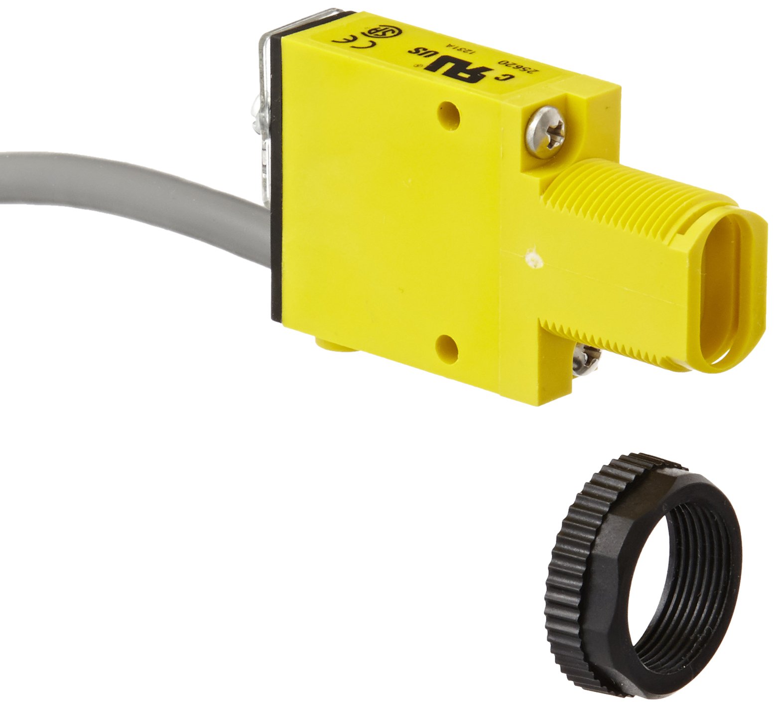 SM312F Mini Beam DC Photoelectric Sensor - Glass Fiber Mode, Cable Termination, Adjustable Sensing Range, 2m Cable - Ideal for Industrial Automation, Conveyor Belt Systems & Packaging Equipment