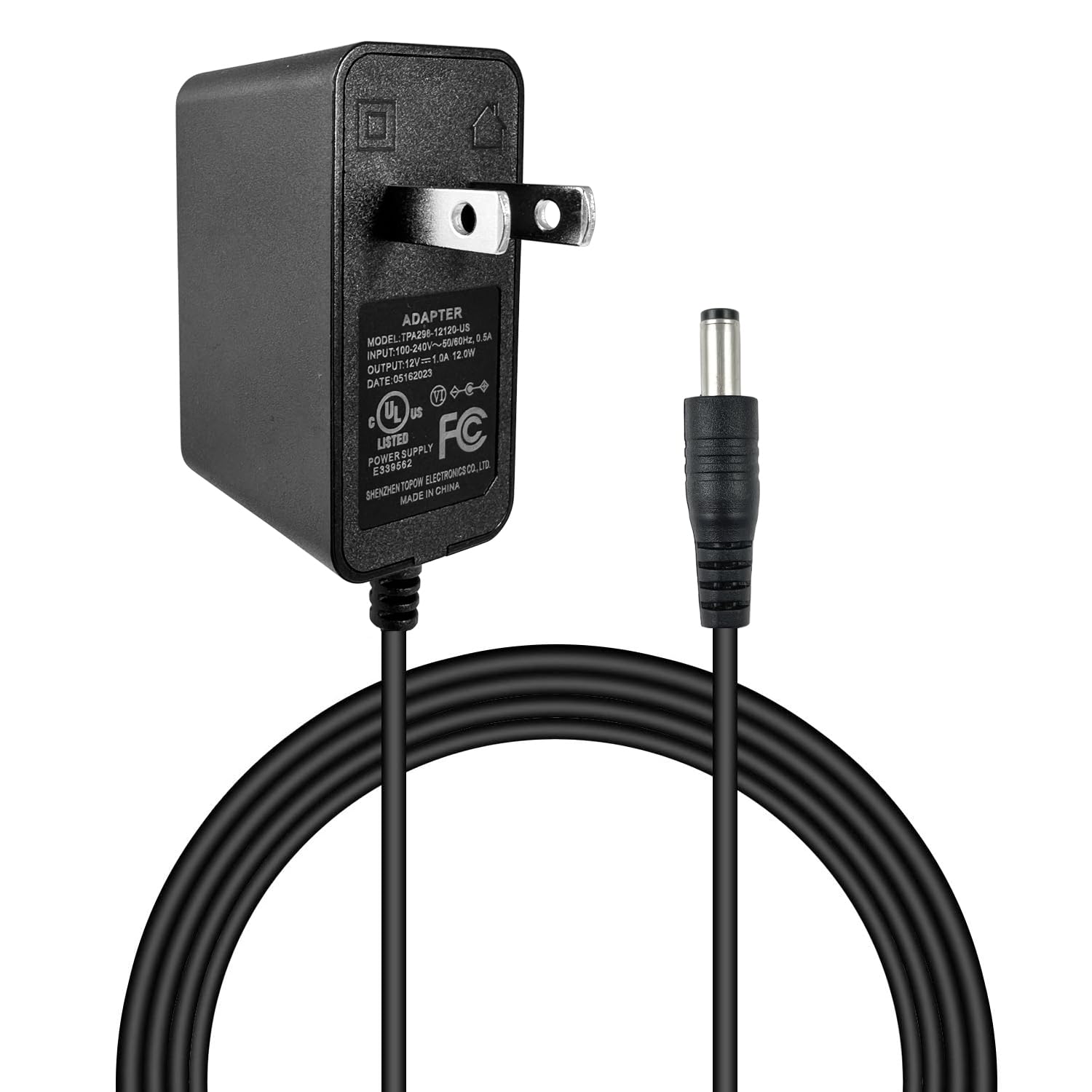UL Certified 12V 1A Power Adapter for Security Cameras - 2-Pack AC/DC 100V-240V Power Supply with 2.1x5.5mm Connector - Compatible with Lorex, Night Owl, Swann, ZOSI, Reolink & Annke IP/BNC Cameras - Ideal for Home Surveillance, Business Security & Outdoor Monitoring Systems