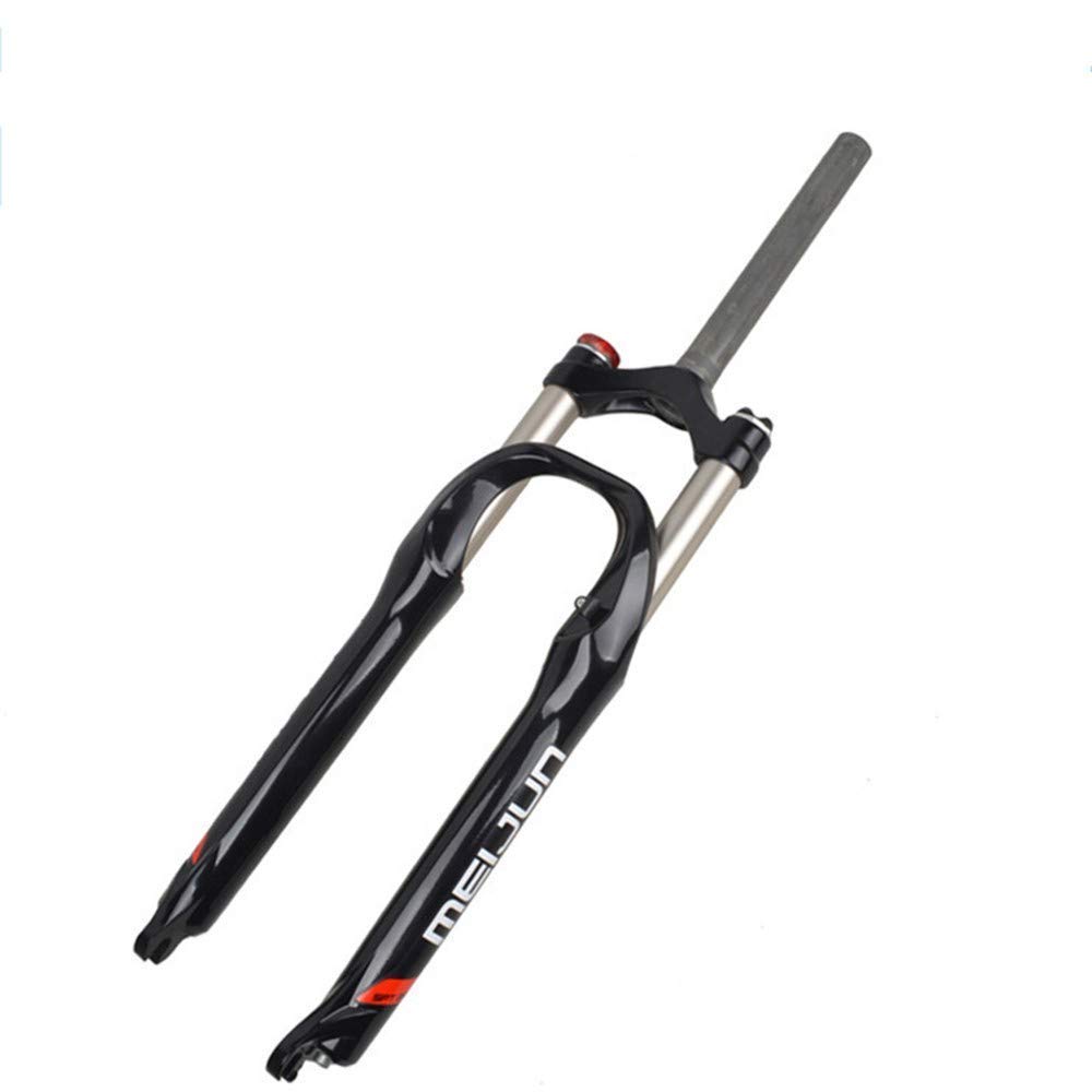 26 Inch Mountain Bike Front Suspension Fork - Oil Spring Travel 80mm with Shoulder Control Lock for MTB Cycling & Off-Road Trails | Durable Bicycle Fork Replacement for Smooth Rides