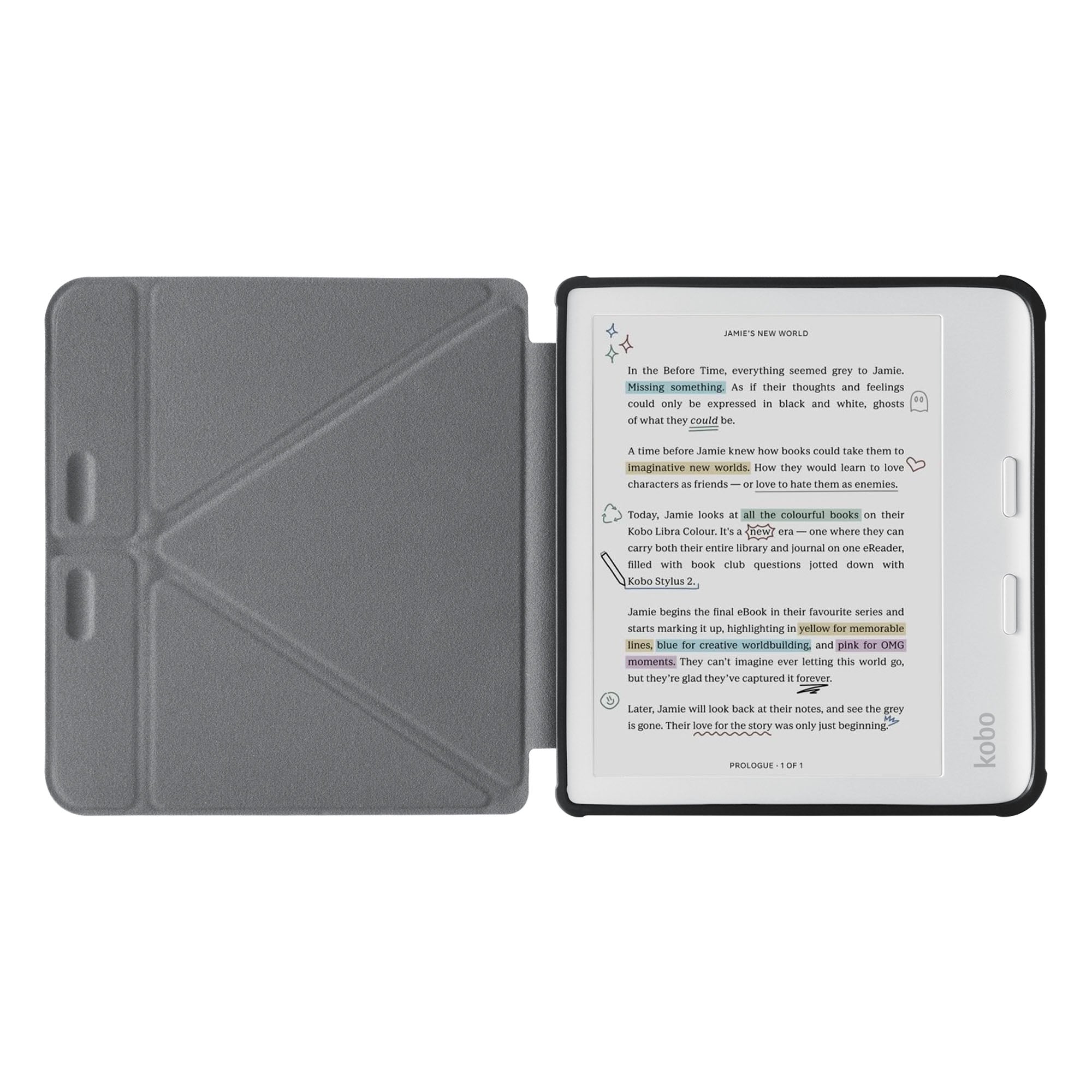 Premium KOBO Case - Durable & Stylish Abstract Design Protective Cover for E-Readers - Perfect for Travel, Work & Daily Commute