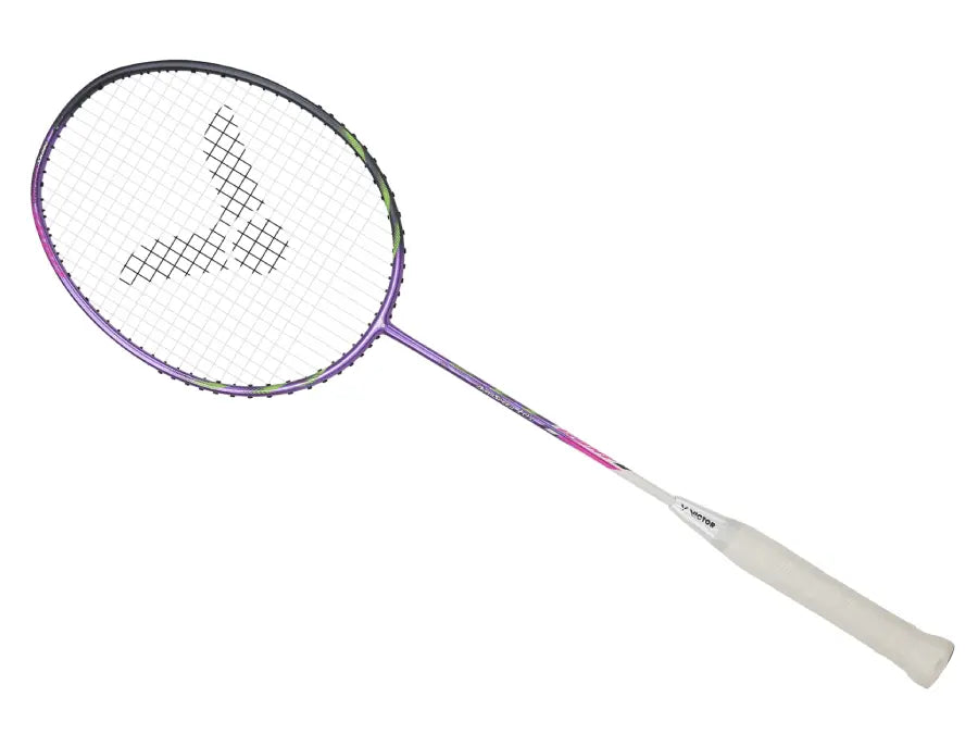 Victor AuraSpeed 10 Light Badminton Racket (Purple, Unstrung, ARS 10L J 6U) - Professional Grade for Competitive Play & Training
