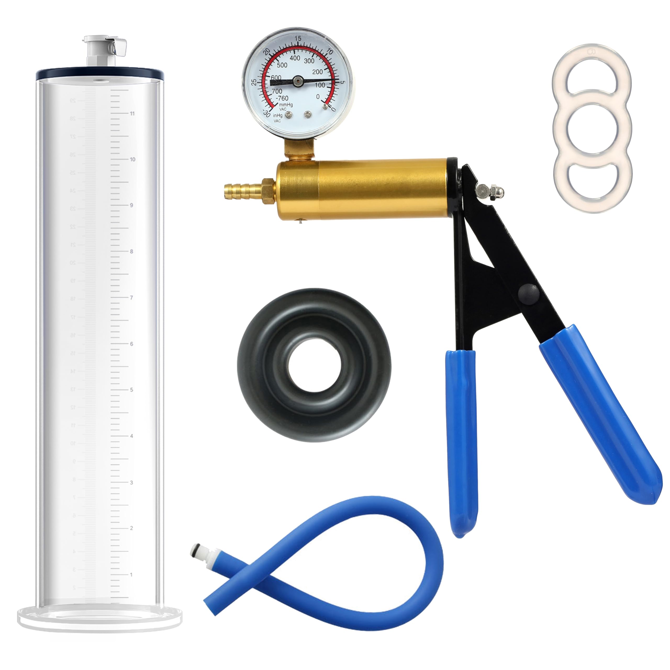 Premium Male Enhancement Vacuum Pump System with Pressure Gauge - 9