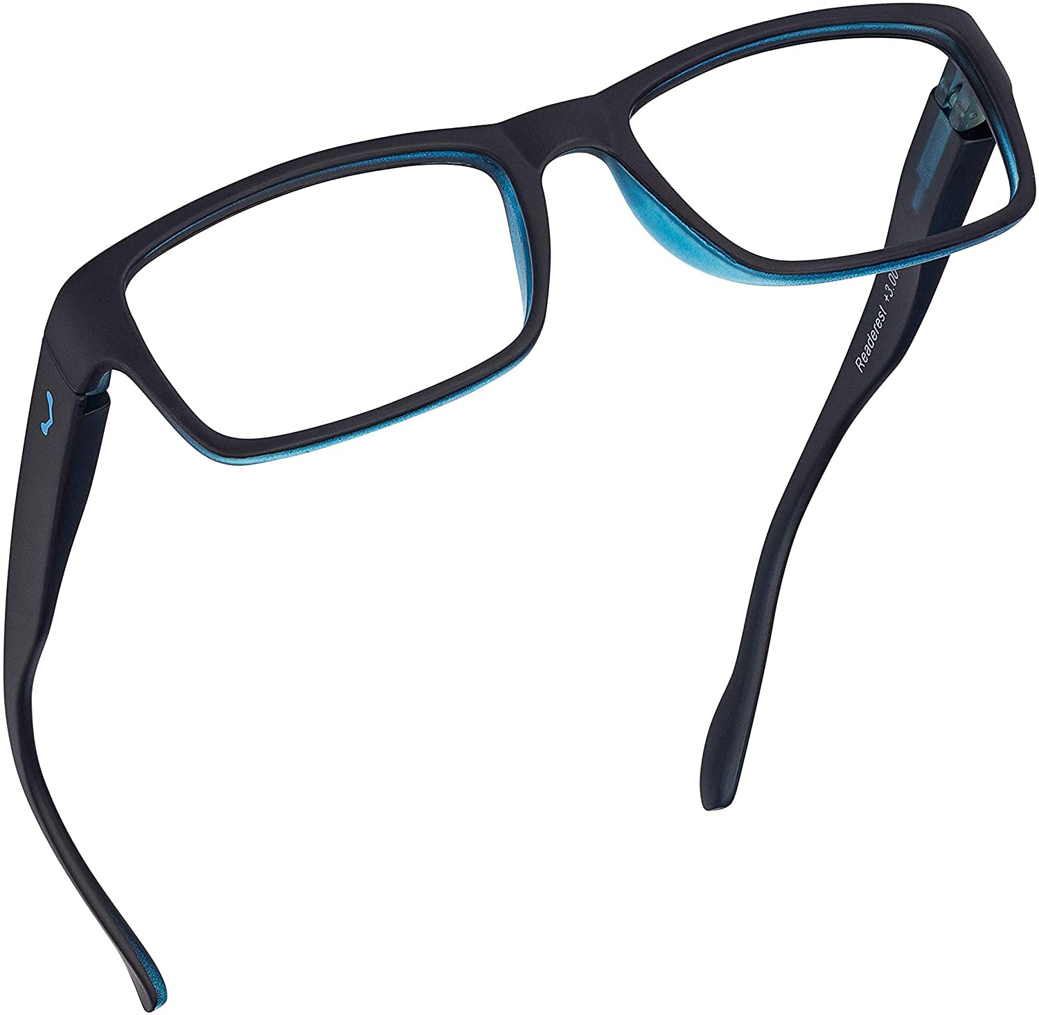 Readerest Blue Light Blocking Reading Glasses for Computer Use - Zero Magnification, Anti Glare & UV Protection - Stylish Unisex Eyewear for Men & Women - Perfect for Office Work, Gaming & Digital Screen Time