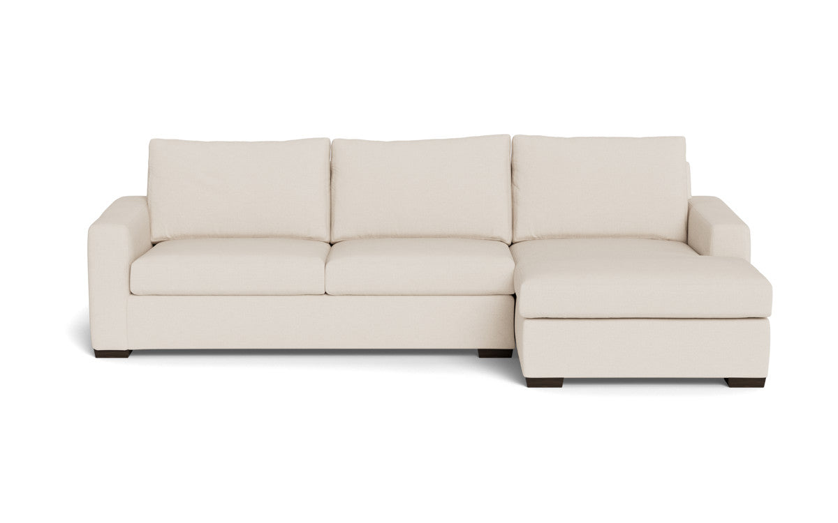 Modern Mesa 123 Right Chaise Sectional Sofa - Comfortable L-Shaped Couch for Living Room, Family Room & Lounge Areas