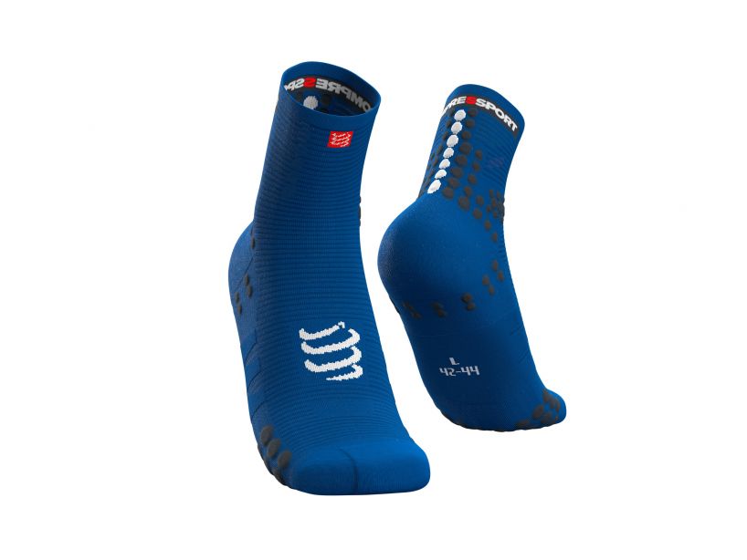 Compressport Pro Racing Socks V3.0 - High Performance Running Socks for Men & Women | Breathable & Supportive | Blue Lolite | Ideal for Marathon, Triathlon & Long Distance Running