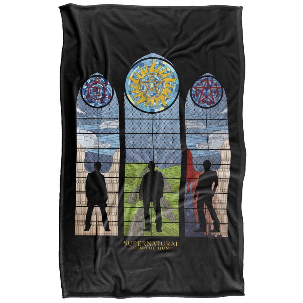 Supernatural Stained Glass Throw Blanket - 36