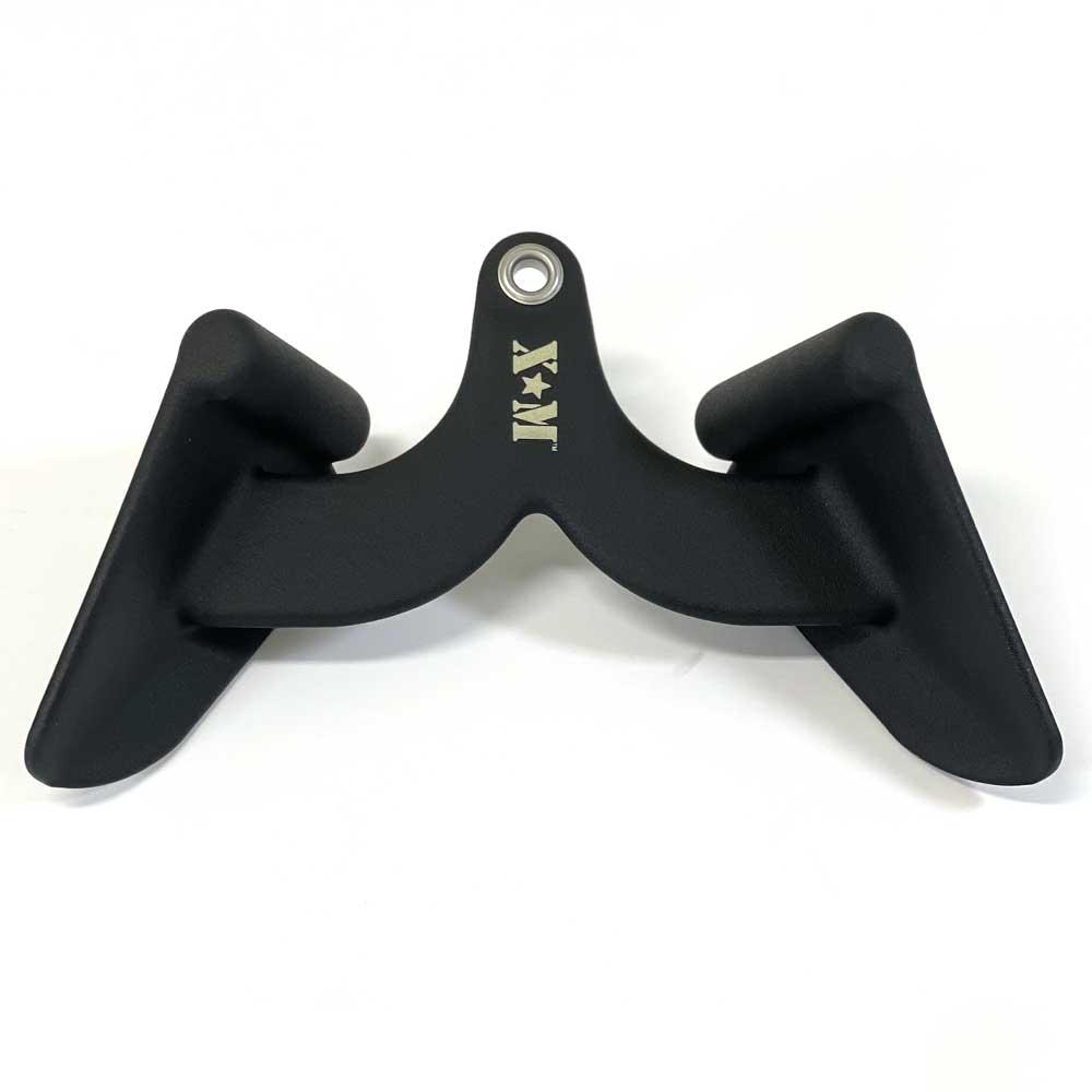 XM Close Grip Rubber Coated Neutral Grip Bar - Weightlifting & Strength Training Equipment for Home Gym & CrossFit Workouts