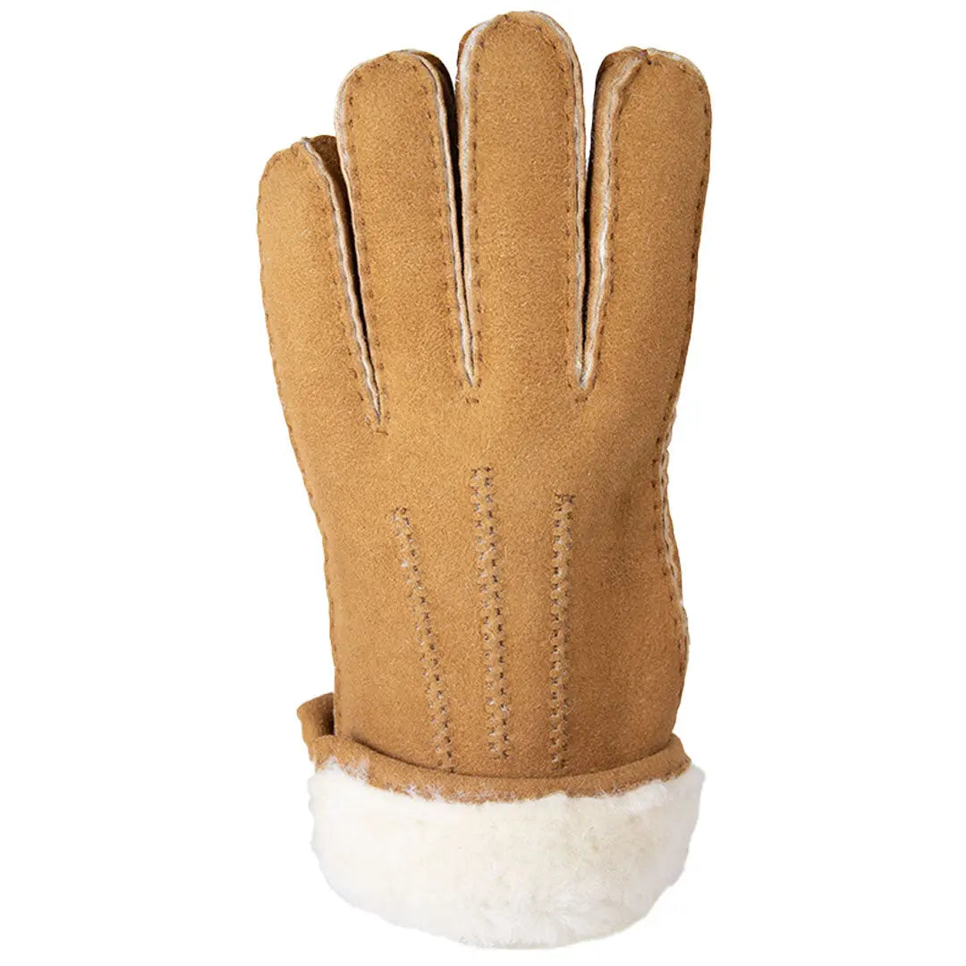Premium BOL Men's Hand-Stitched Merino Sheepskin Leather Gloves - Winter Warm Driving & Outdoor Activities