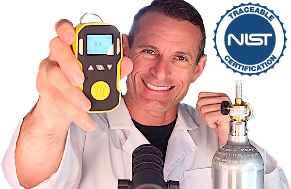 Portable Single Gas Detector with Calibration - Professional Air Quality Monitor for Industrial Safety & Home Use
