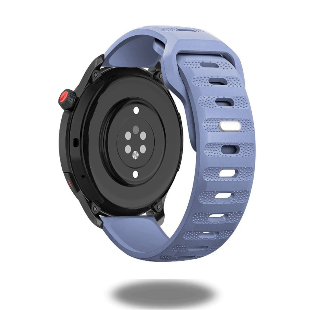 Durable 20mm & 22mm Rugged Silicone Watch Bands for Men - Perfect for Outdoor, Sports & Everyday Wear