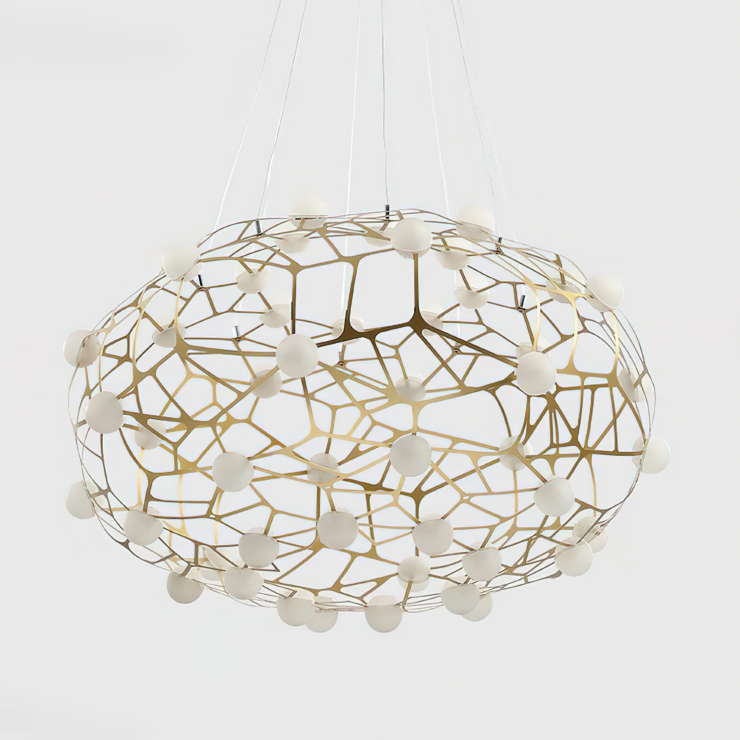 Exquisite Bird's Nest Chandelier - Elegant Crystal Ceiling Light Fixture for Dining Room, Bedroom & Living Room Decor | Perfect for Modern Home, Wedding & Luxury Interior Design