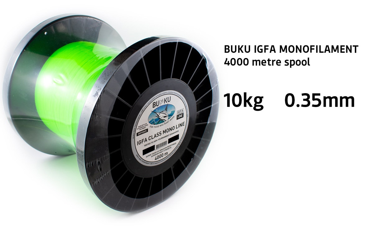 IGFA Class Monofilament Fishing Line - Kryptonite Strength for Saltwater & Freshwater Angling - Perfect for Bass, Trout, and Deep Sea Fishing