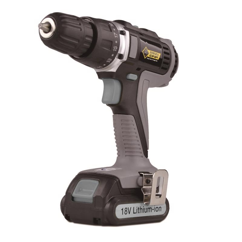 18V Cordless Drill Driver - Powerful & Lightweight for DIY Projects, Home Repairs, and Woodworking