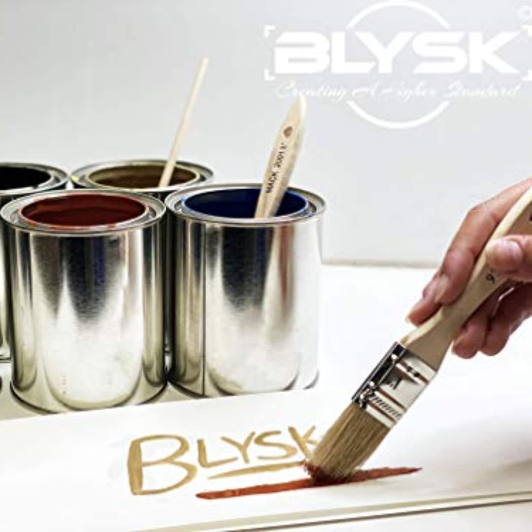 BLYSK 50-Pack 1 Pint (16oz) Empty Metal Paint Cans with Lids - Unlined Multipurpose Storage Containers for Arts & Crafts, DIY Projects, Paint Storage & Garage Organization - Perfect for Artists, Hobbyists & Home Improvement (Includes Free Can Opener)