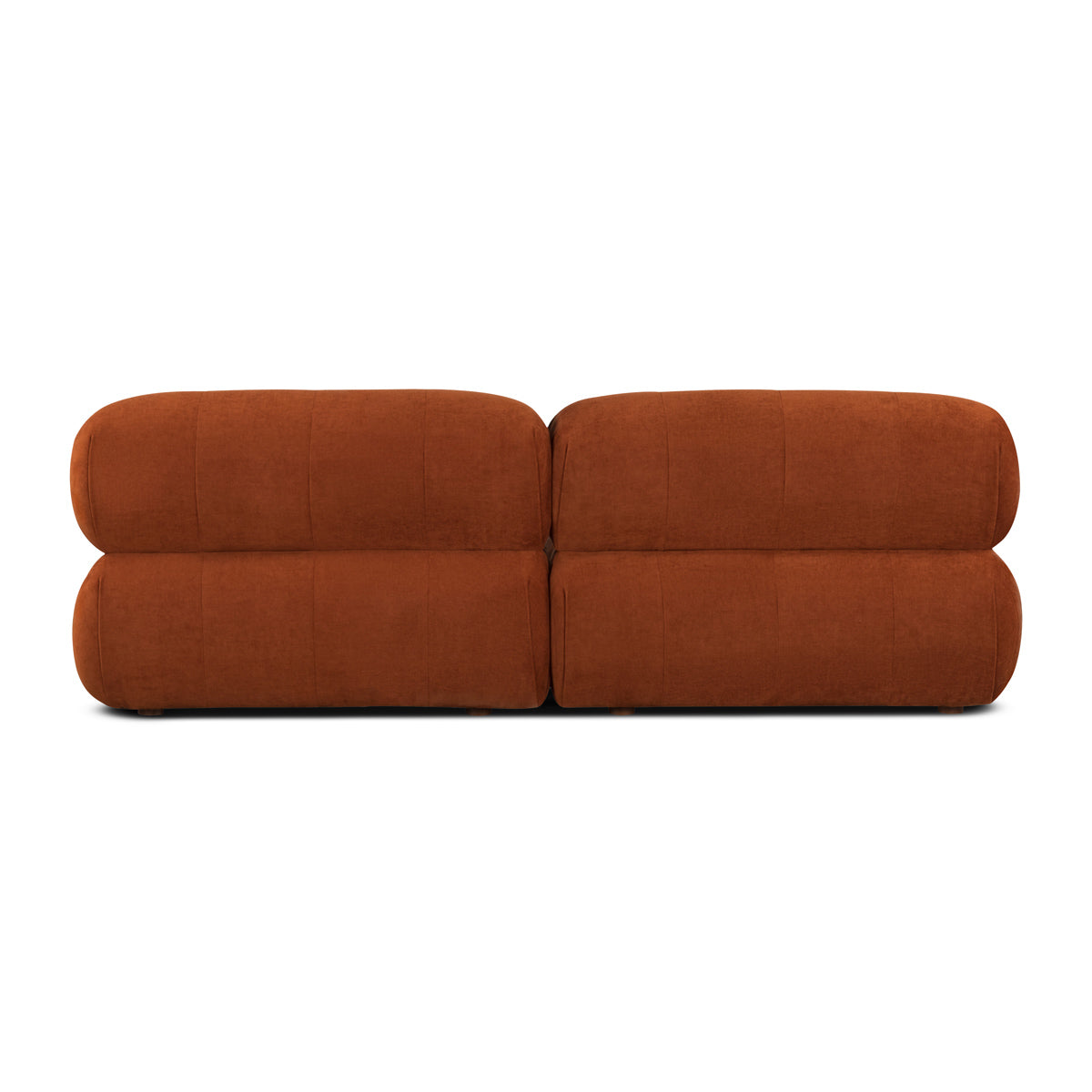 Bowie Textured Velvet 2-Seater Sofa - Modern Velvet Couch for Living Room, Lounge & Apartment Decor | Comfortable Small Space Sofa
